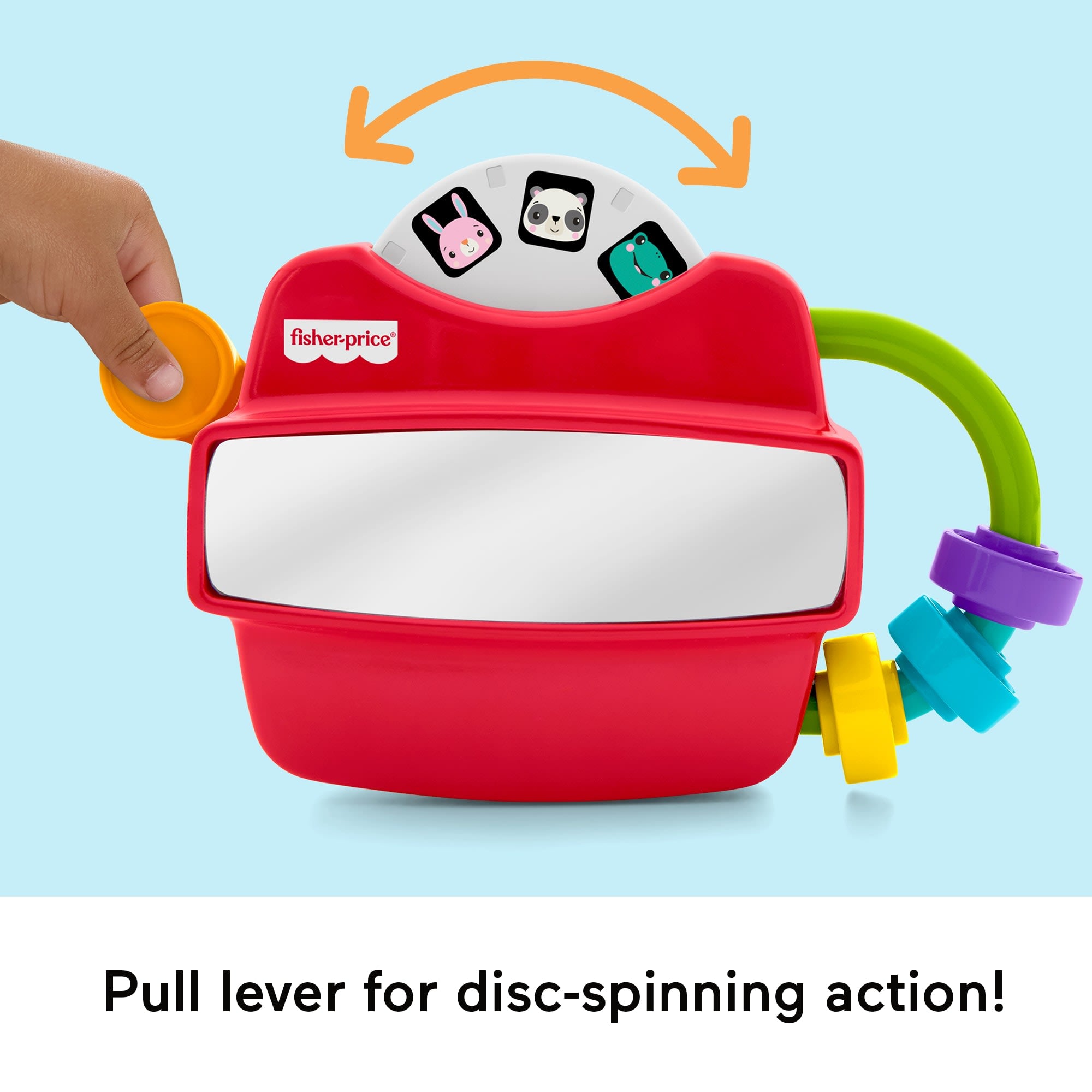 Fisher-Price Fidget Activity Viewer Baby Toy. Fine Motor Skill Developmental Play - Image 4