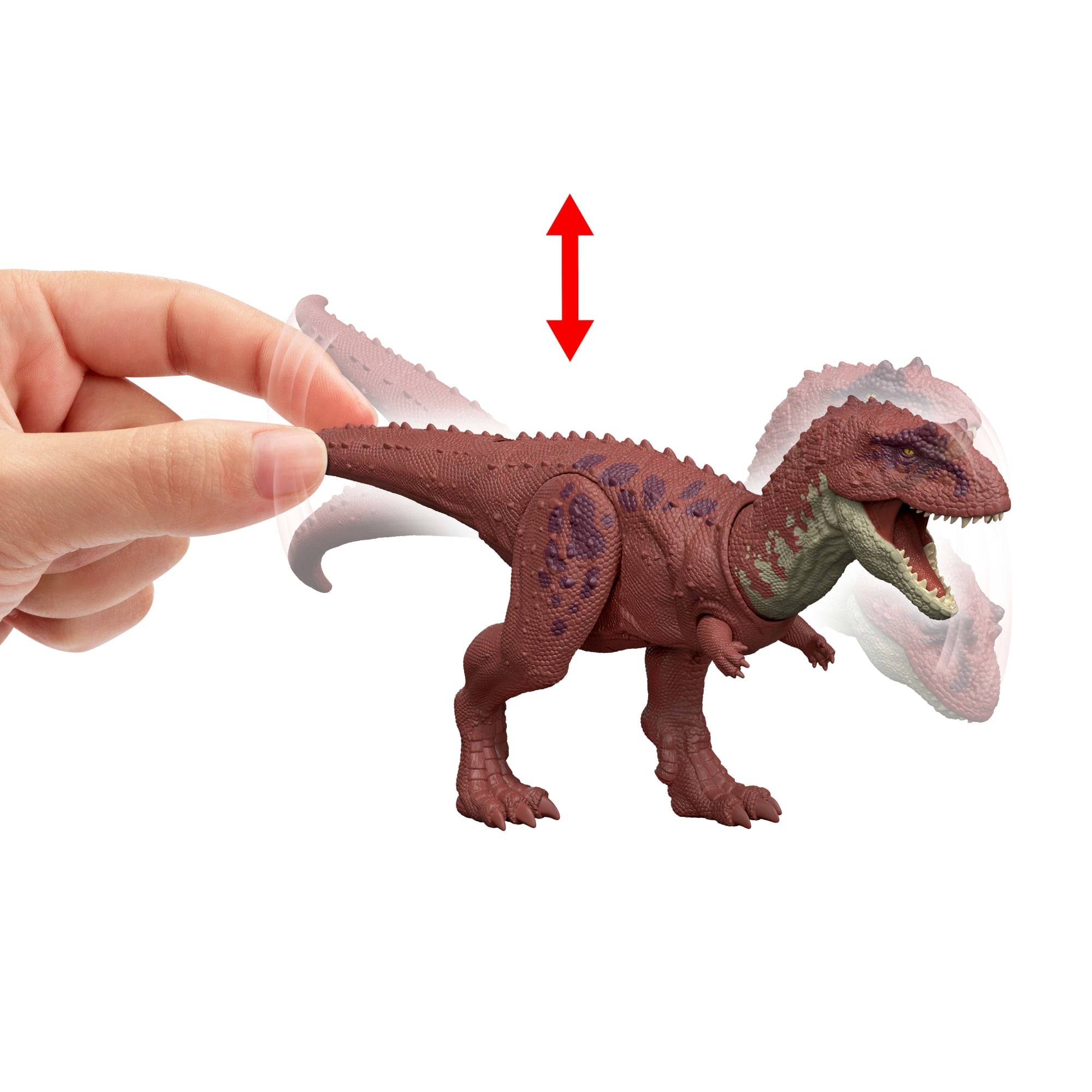 Jurassic World Dinosaurio de Juguete Rebirth Rugido Salvaje Aucasaurus - Image 4