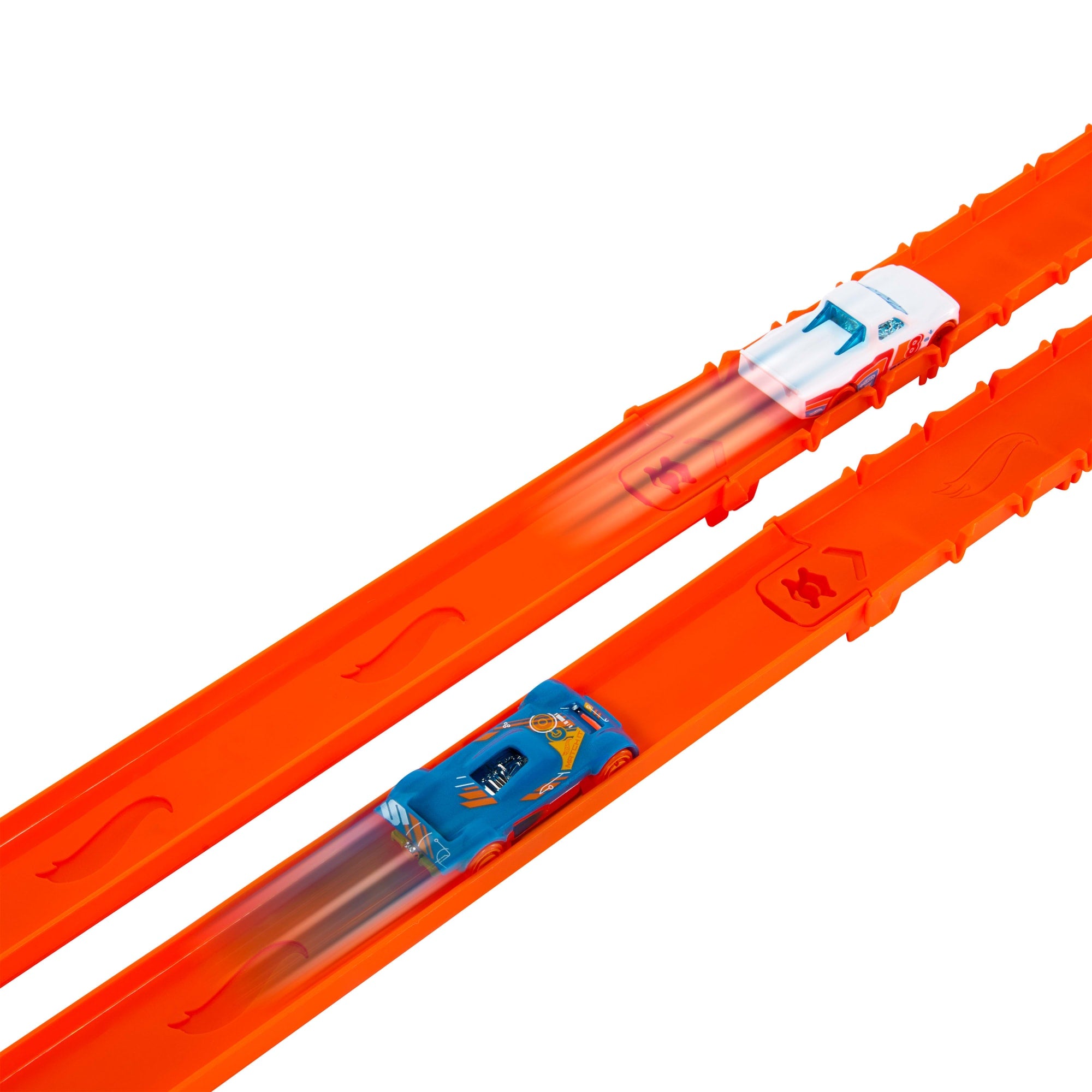 Hot Wheels Track Creator Deluxe Track Pack With 2 Toy Cars. 25 Feet Of Different Speed Snap Tracks - Image 4