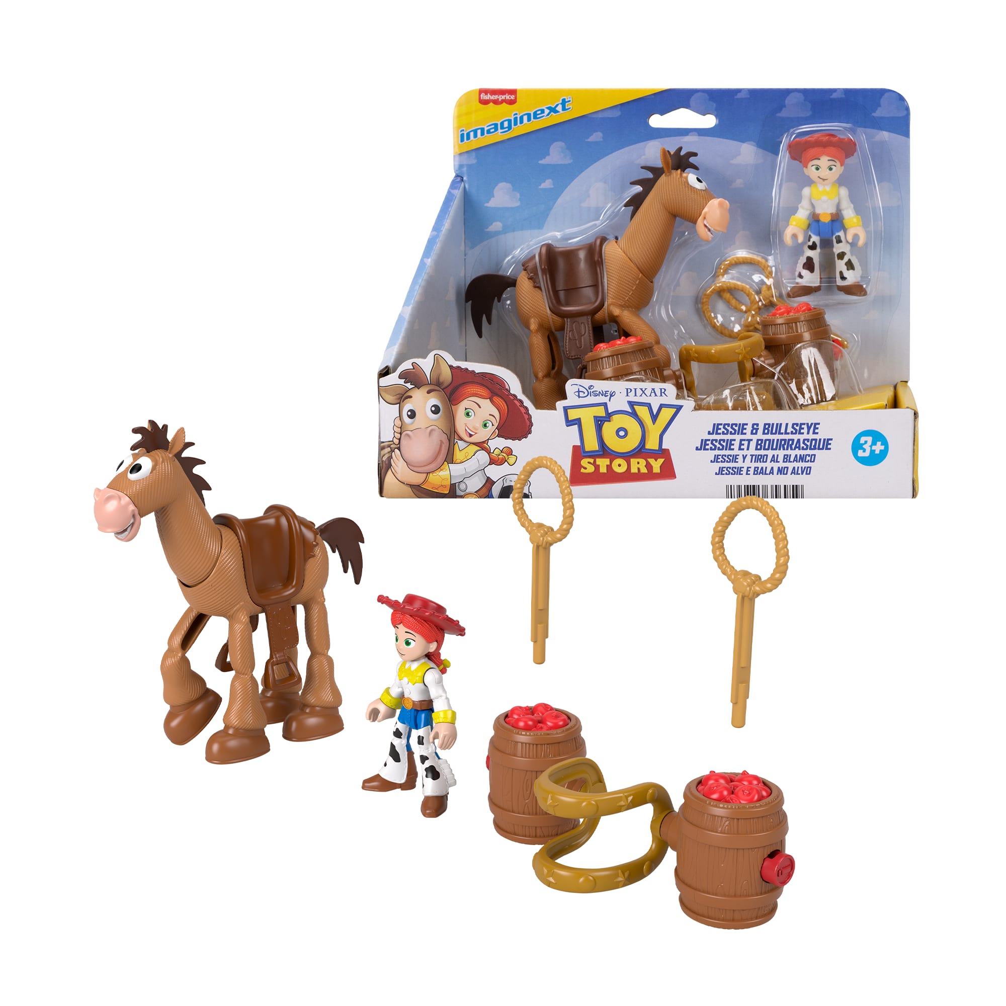 ensemble de Jouets Imaginext Toy Story Jessie et Bullseye