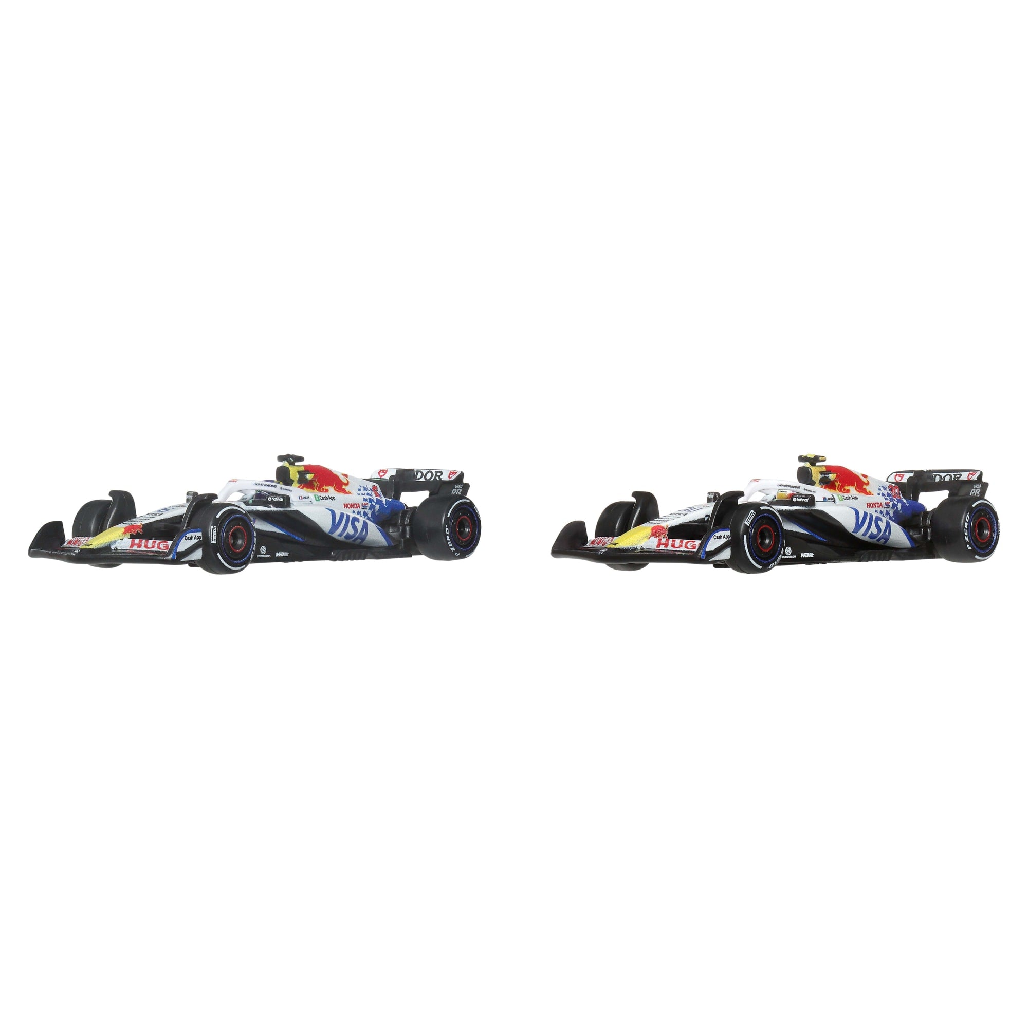 Hot Wheels Premium Visa Cash App Racing Bulls 2025 Formula 1® Team #30 & Team #6 - Image 2