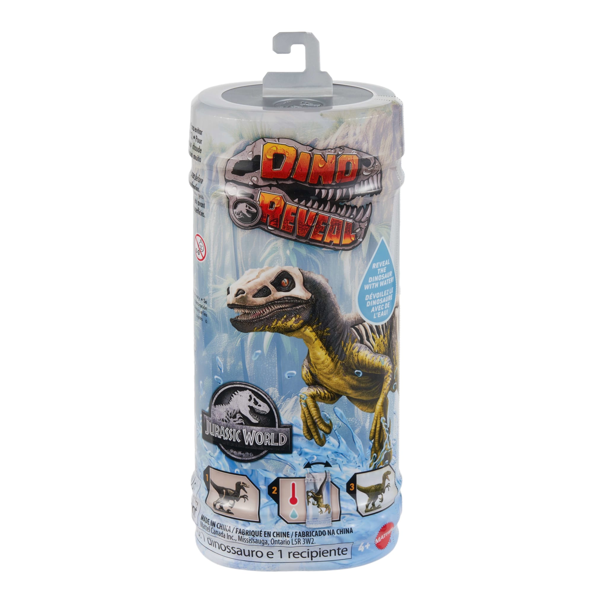 Jurassic World Dino Reveal Dinosaur Toys. Warm Water Uncovers Full Decoration. Unpack & Color Change - Image 6