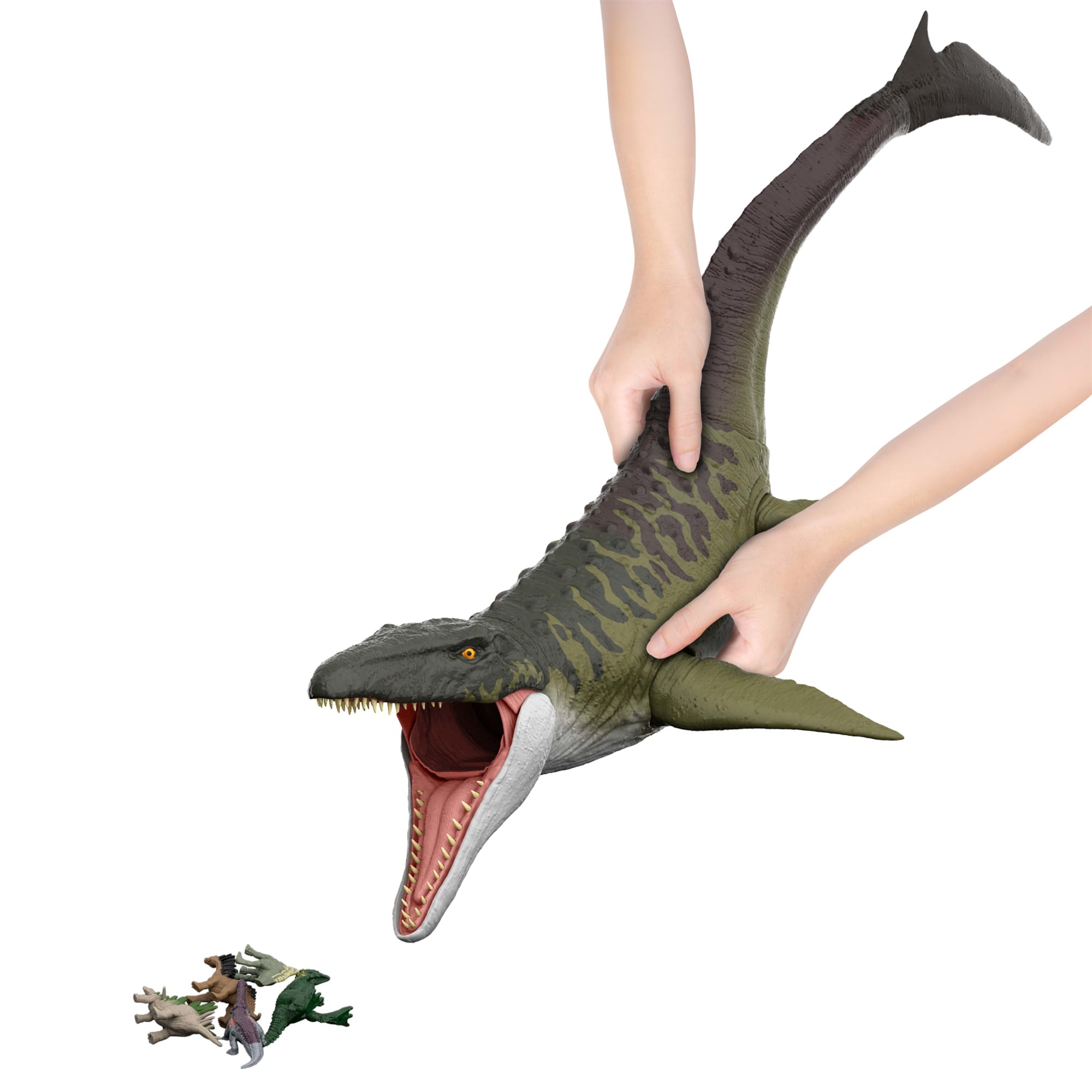 Jurassic World Dinossauro de Brinquedo Rebirth Super Colossal Mosasaurus - Image 5