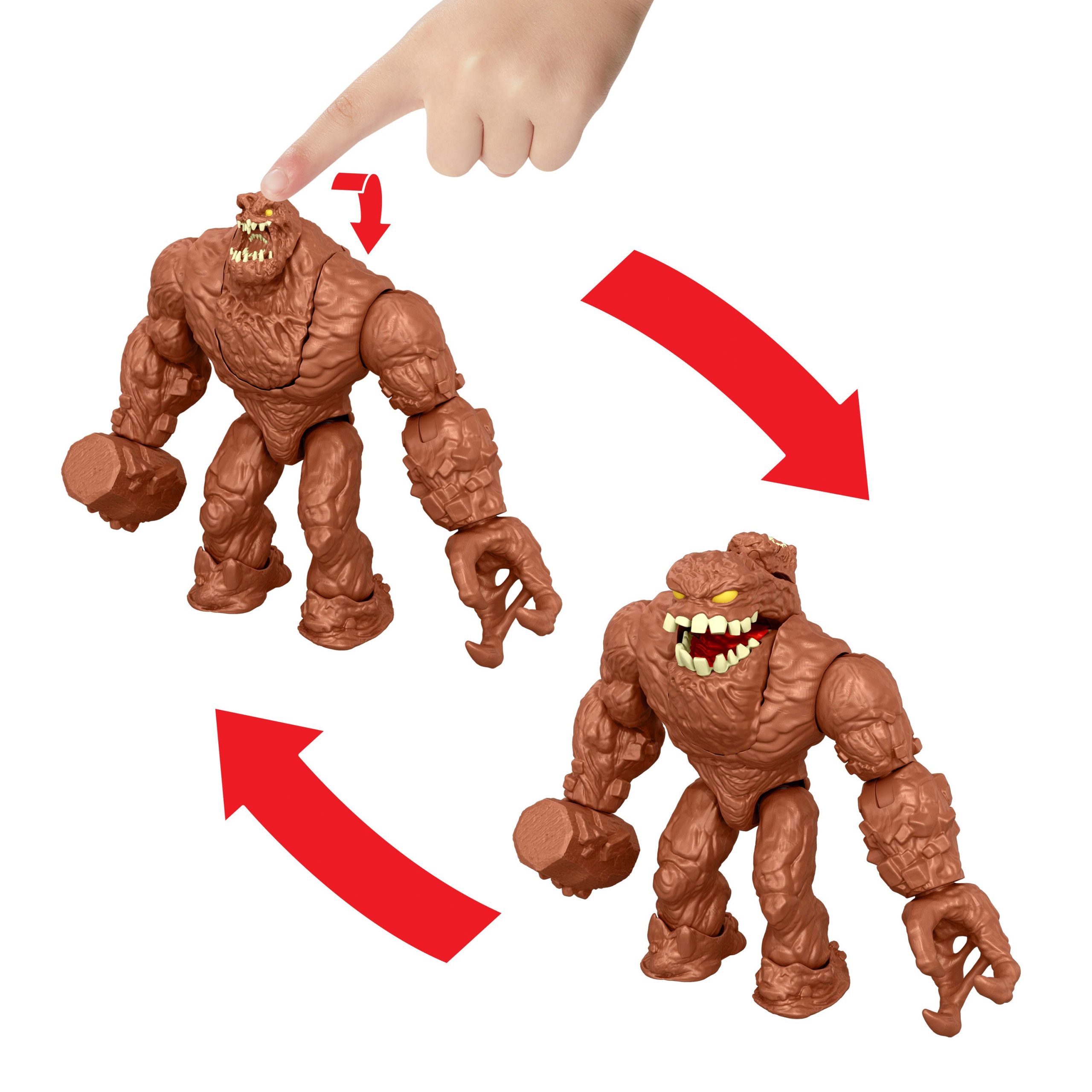 DC Premier Batman vs Clayface Pack. 6.5 Inch Super Hero And Villian With Blaster & Hammer Arm - Image 3