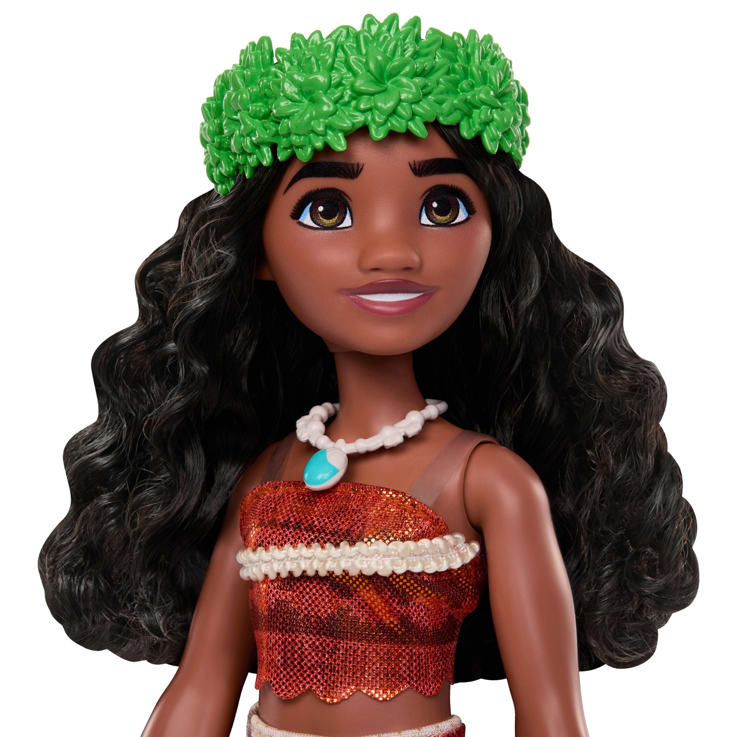 Disney Princess Enchanted Stories Moana Fashion Doll With Sparkling Outfit & Accessories. Posable - Image 5