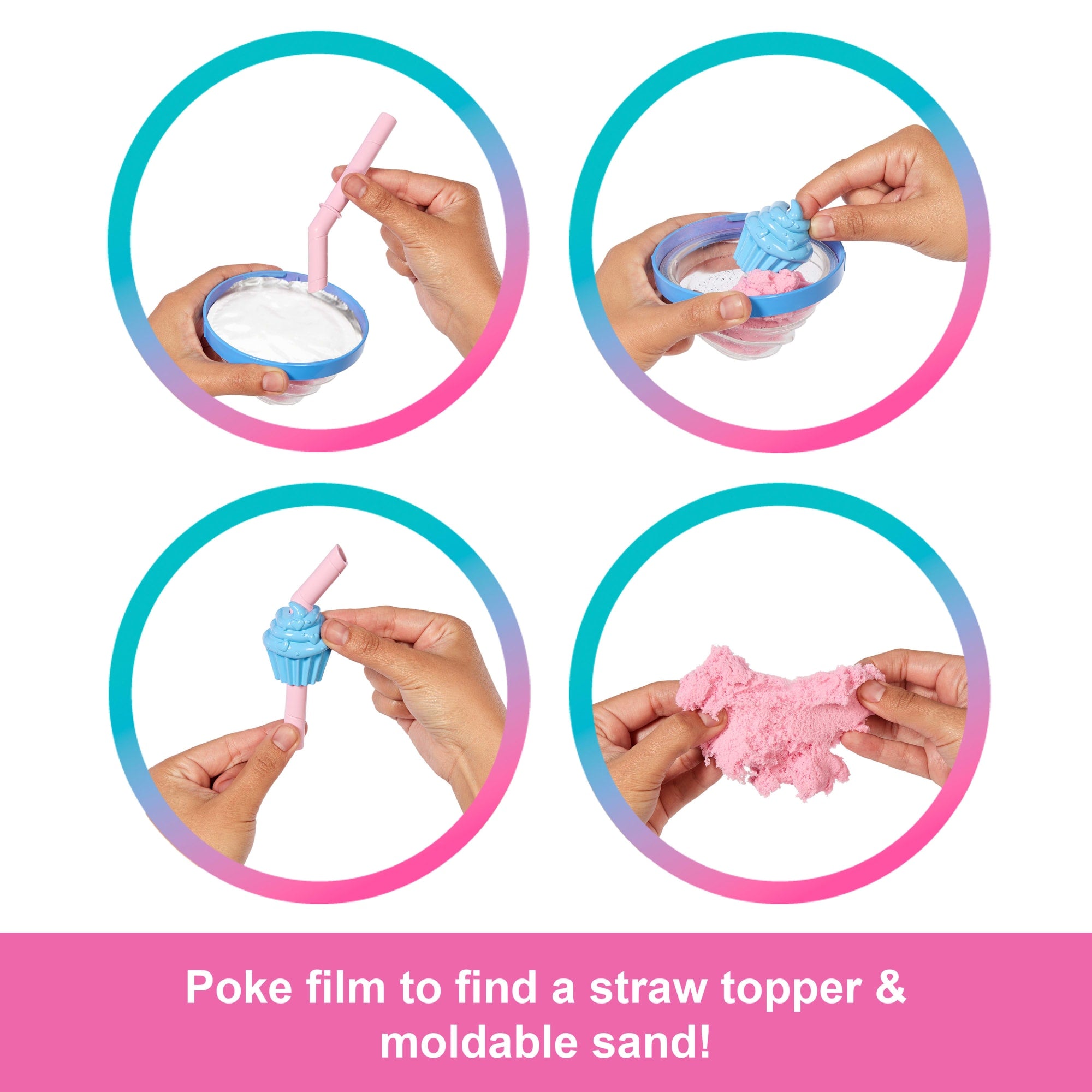 Barbie Pop Reveal Sweet Treat Series Doll & Accessories Set. Cool Cupcake Fashion Doll & Pet - Image 3