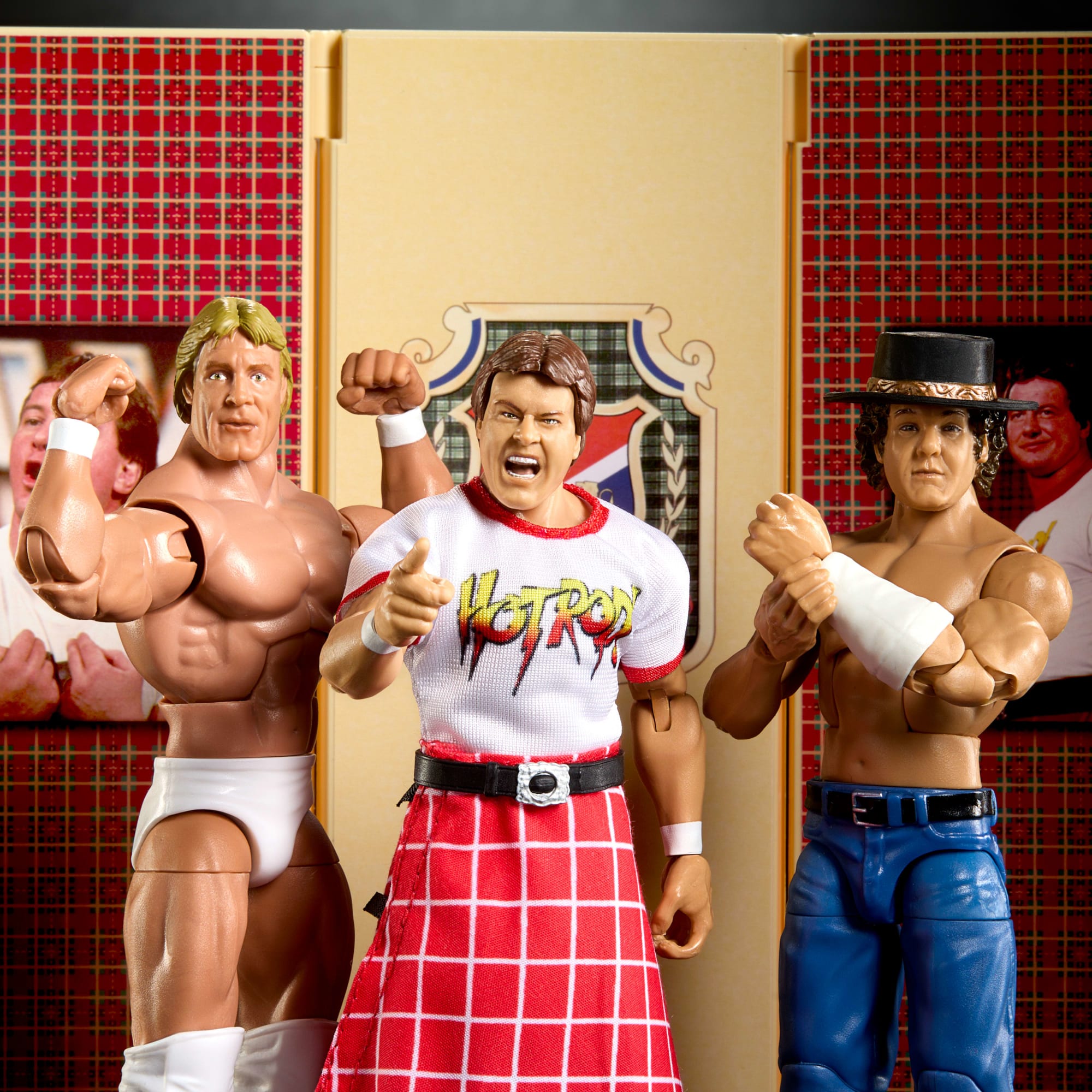 WWE Elite Collection Piper's Pit Set of 3 Action Figures - Image 3