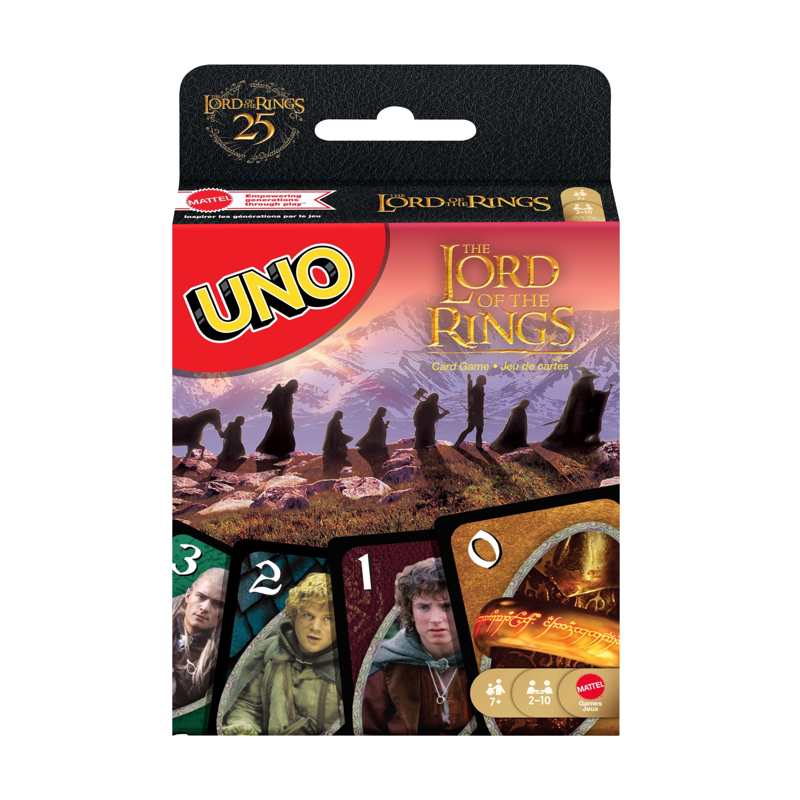 UNO Jogo de Cartas O Senhor dos Anéis