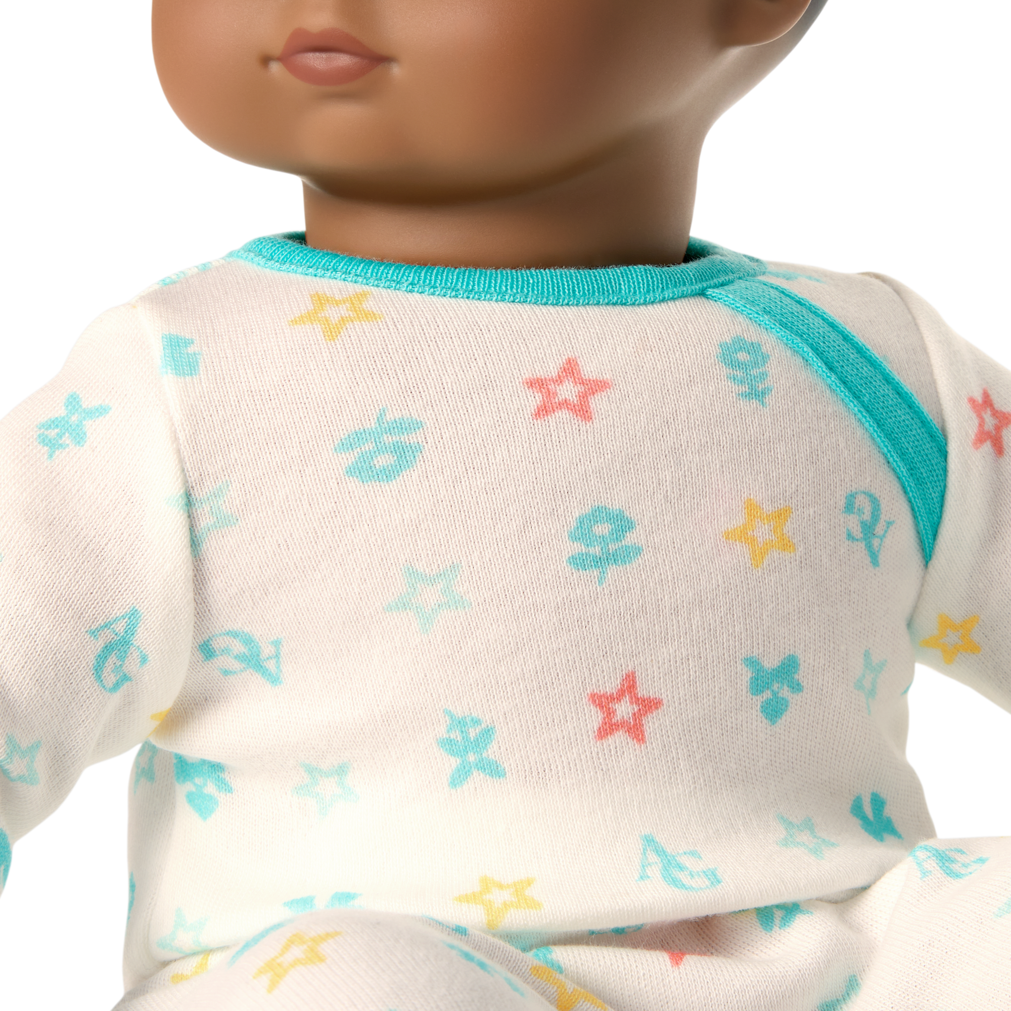 Bitty Baby® Doll #1 with black hair in Pastel Blue - Image 5