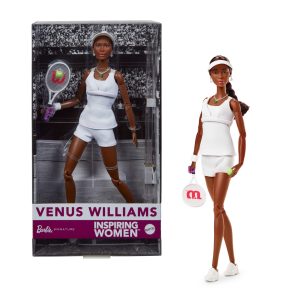 Barbie Inspiring Women Series. Venus Williams Fashion Doll With Signature Tennis Uniform