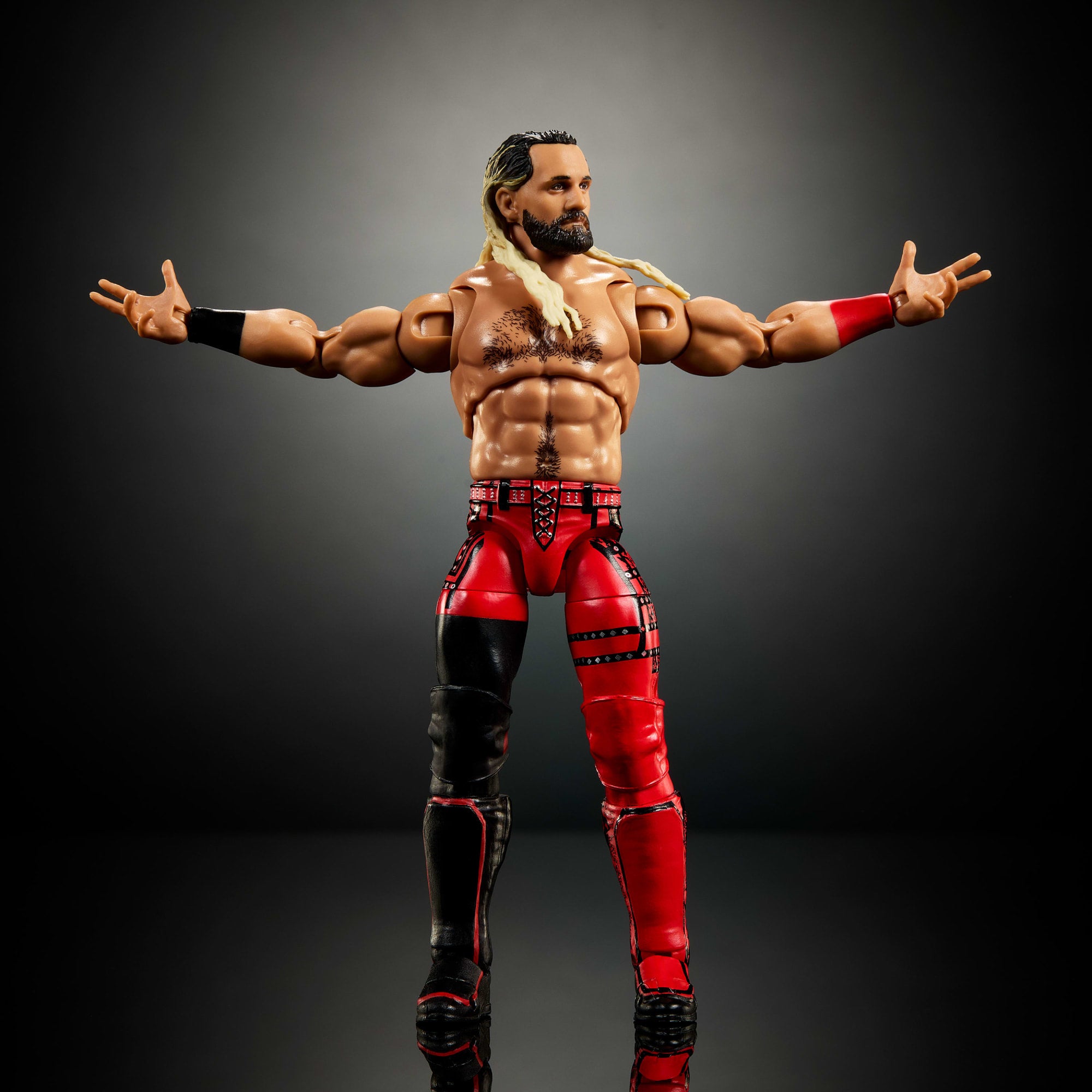 WWE Ultimate Edition Seth Rollins Action Figure & Accessories Set. Greatest Hits 6-Inch Collectible - Image 3