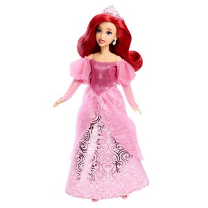 Disney Princess Enchanted Stories Ariel Fashion Doll With Sparkling Dress & Accessories. Posable