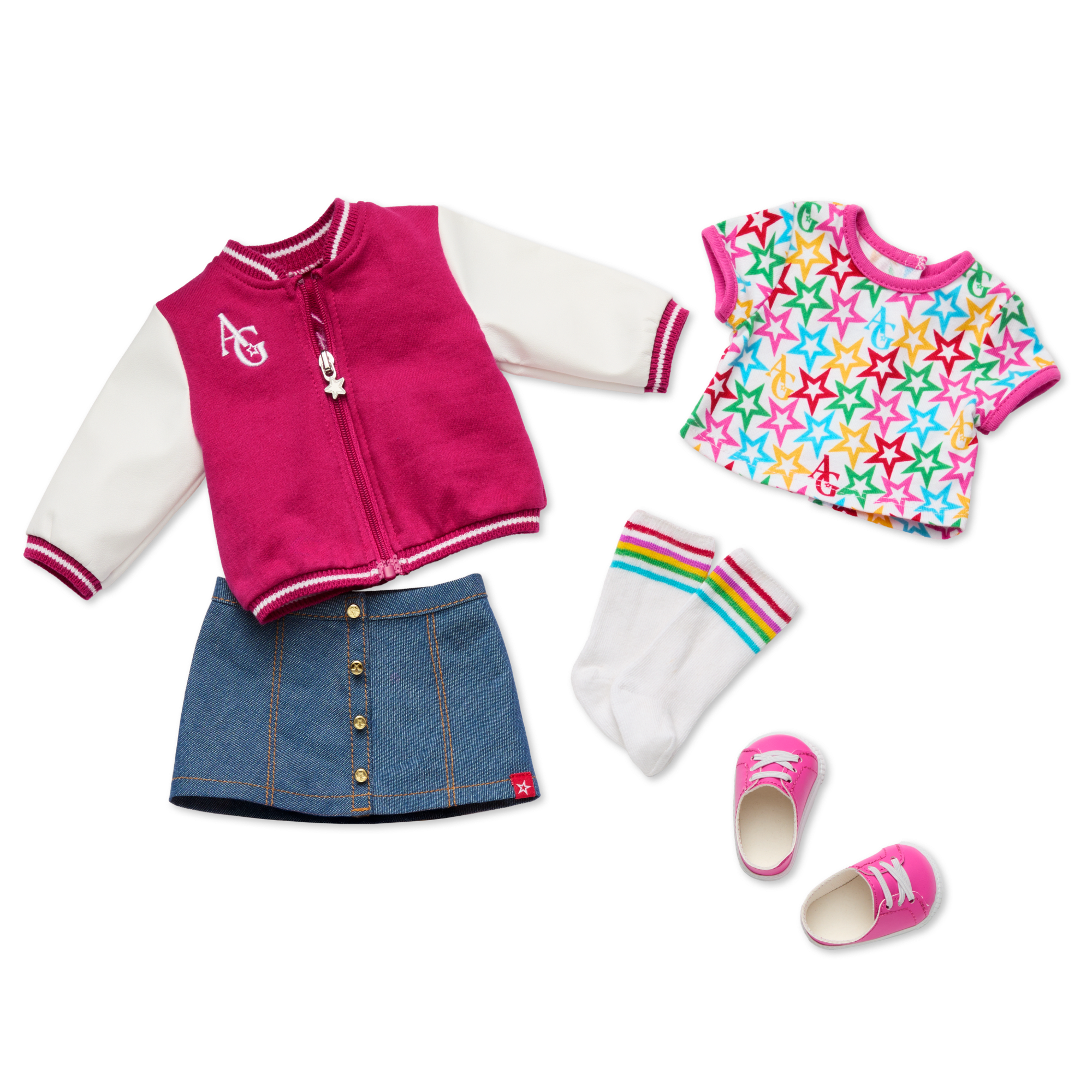 AG™ Star Squad Varsity Jacket for Girls & 18-inch Dolls - Image 5