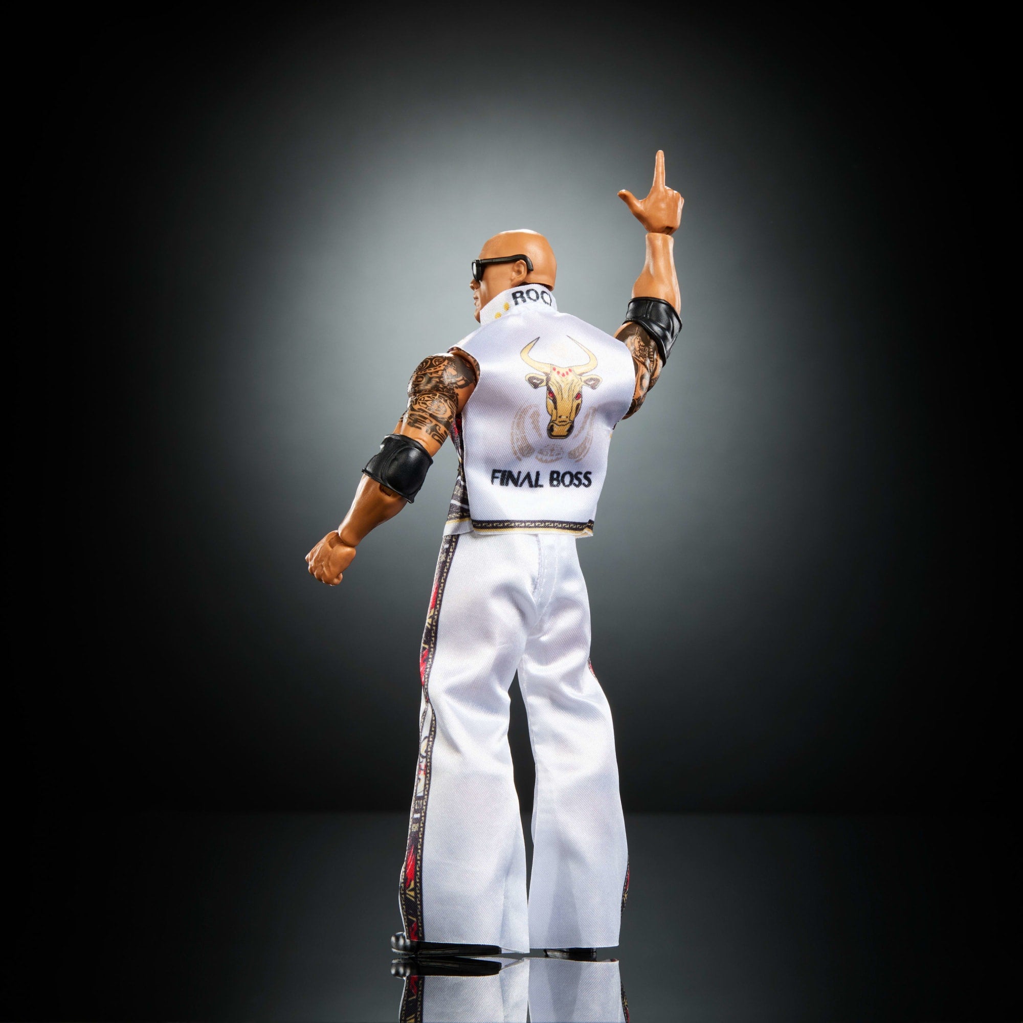 WWE Ultimate Edition The Rock Final Boss Action Figure & Accessories Set. 6-Inch Collectible - Image 5