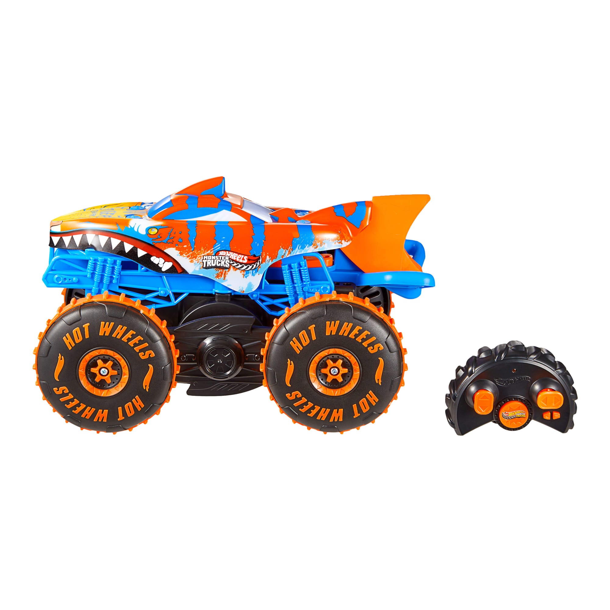 Hot Wheels Monster Trucks-Véhicule Tiger Shark Escaladeur-à Piles - Image 5