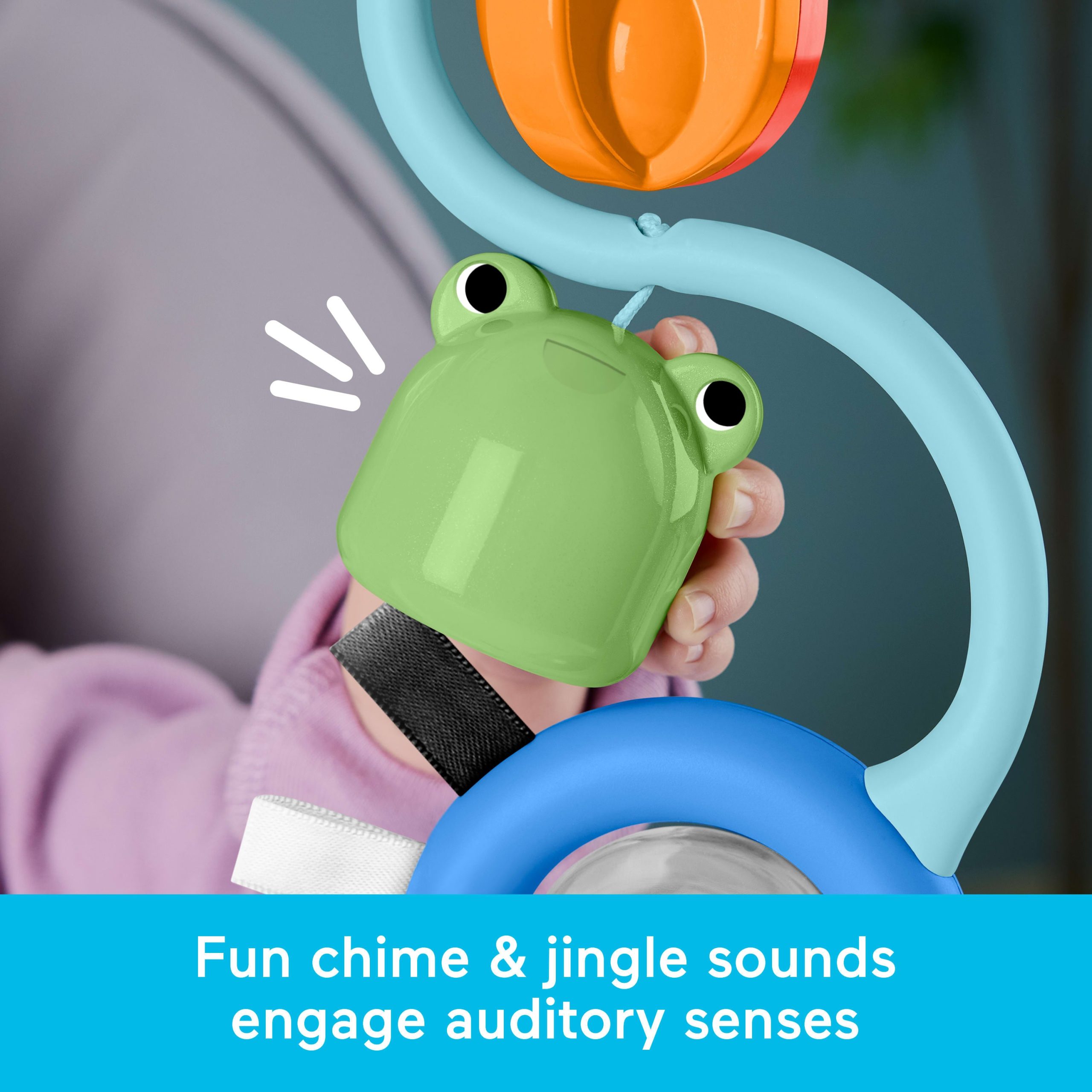 Fisher-Price Sensory Sounds High Chair Toy. Tray Activity For Baby Ages 3+ Months - Image 3