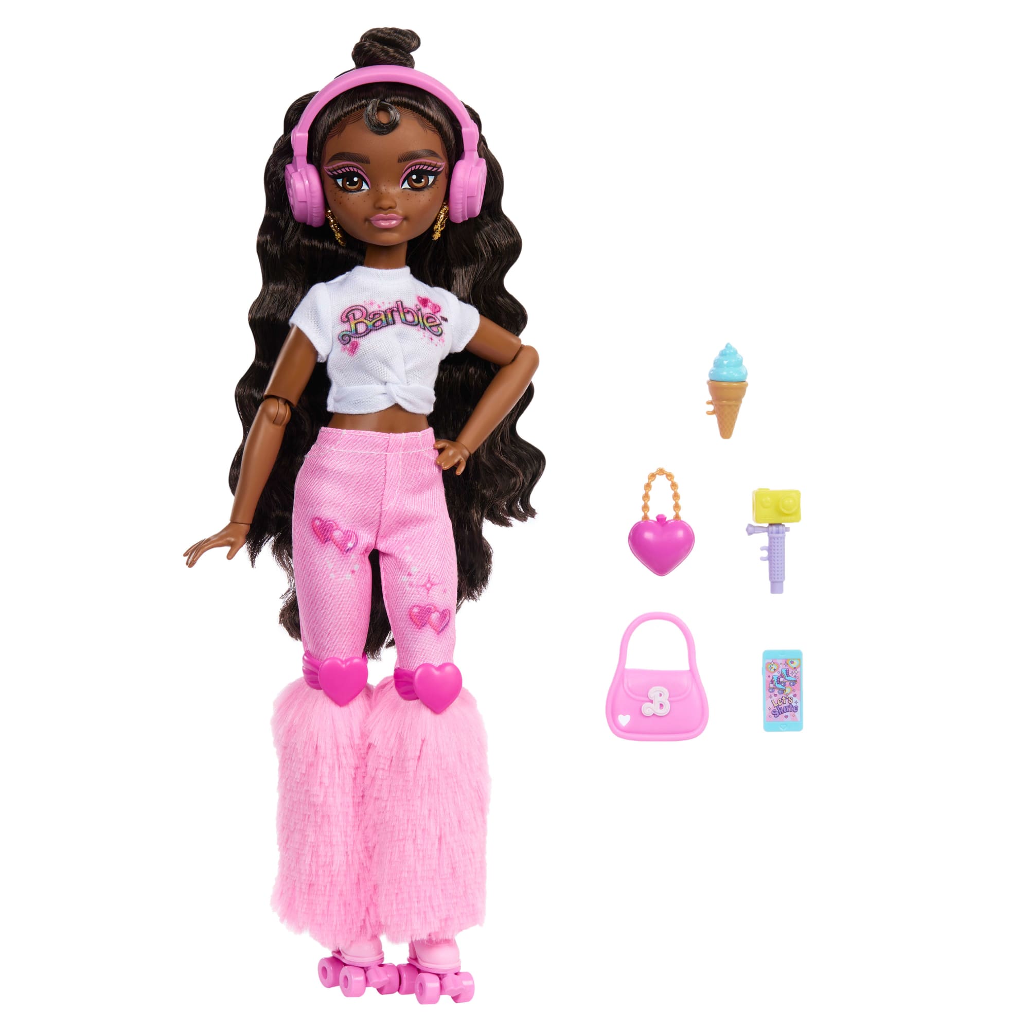 Barbie Équipe de Rêve Poupée Barbie Brooklyn Patins à Roulettes - Image 5