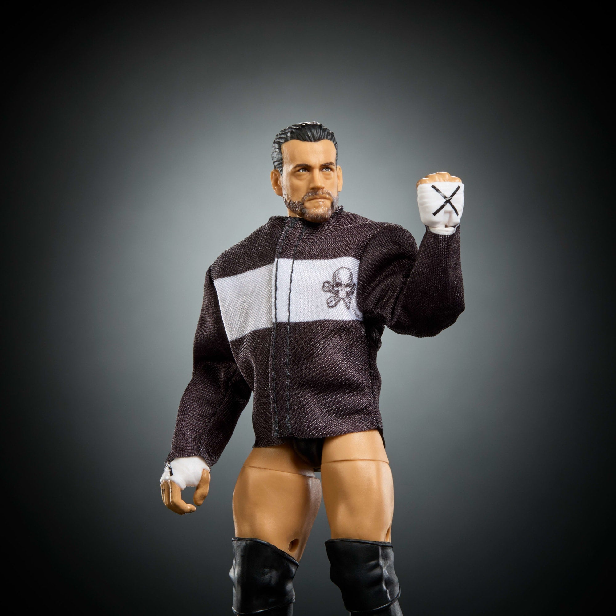 WWE Elite Cm Punk Action Figure. Series #124 Set. 6-Inch Collectible With Articulation & Accessories - Image 3