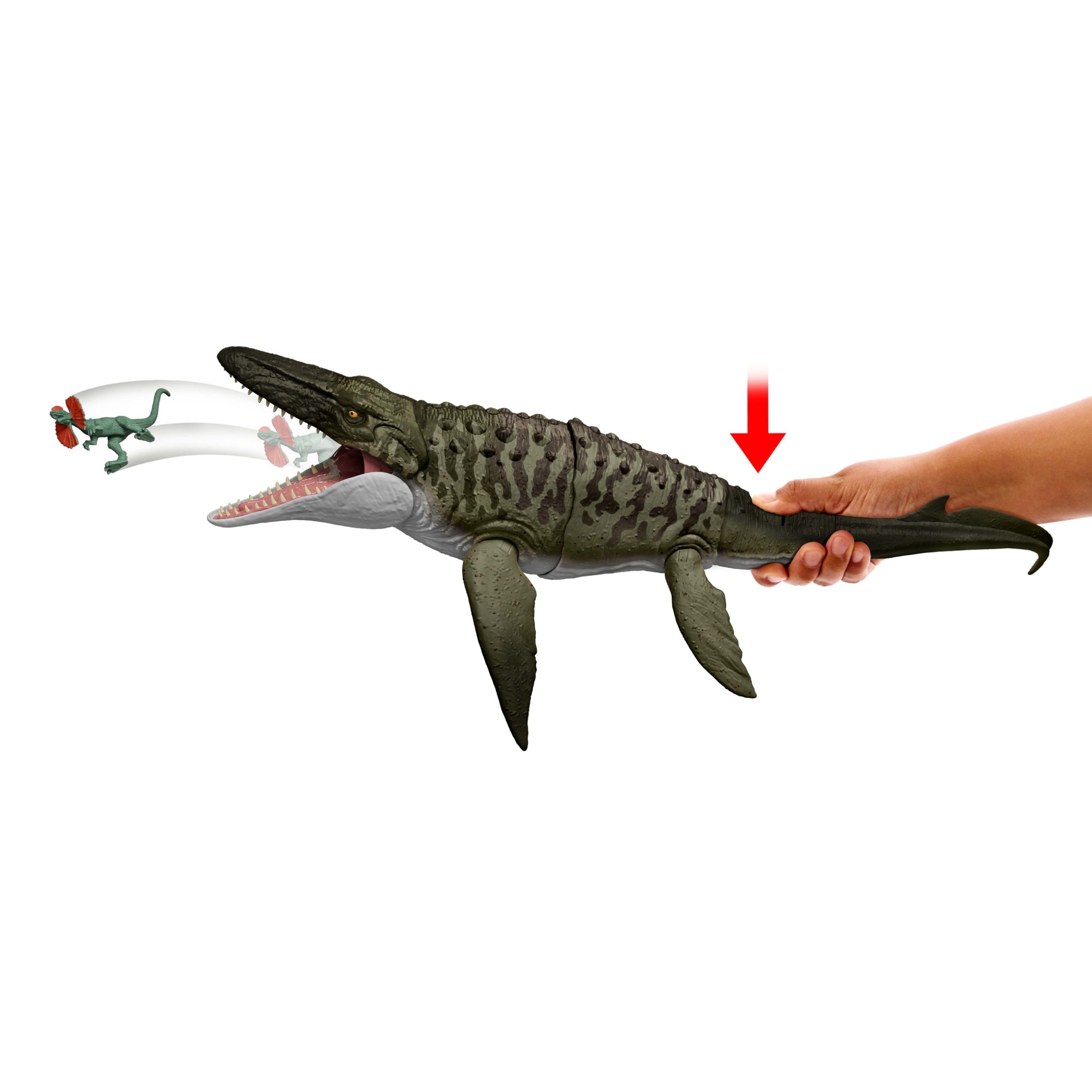 Jurassic World Dinossauro de Brinquedo Rebirth Mosasaurus - Image 4