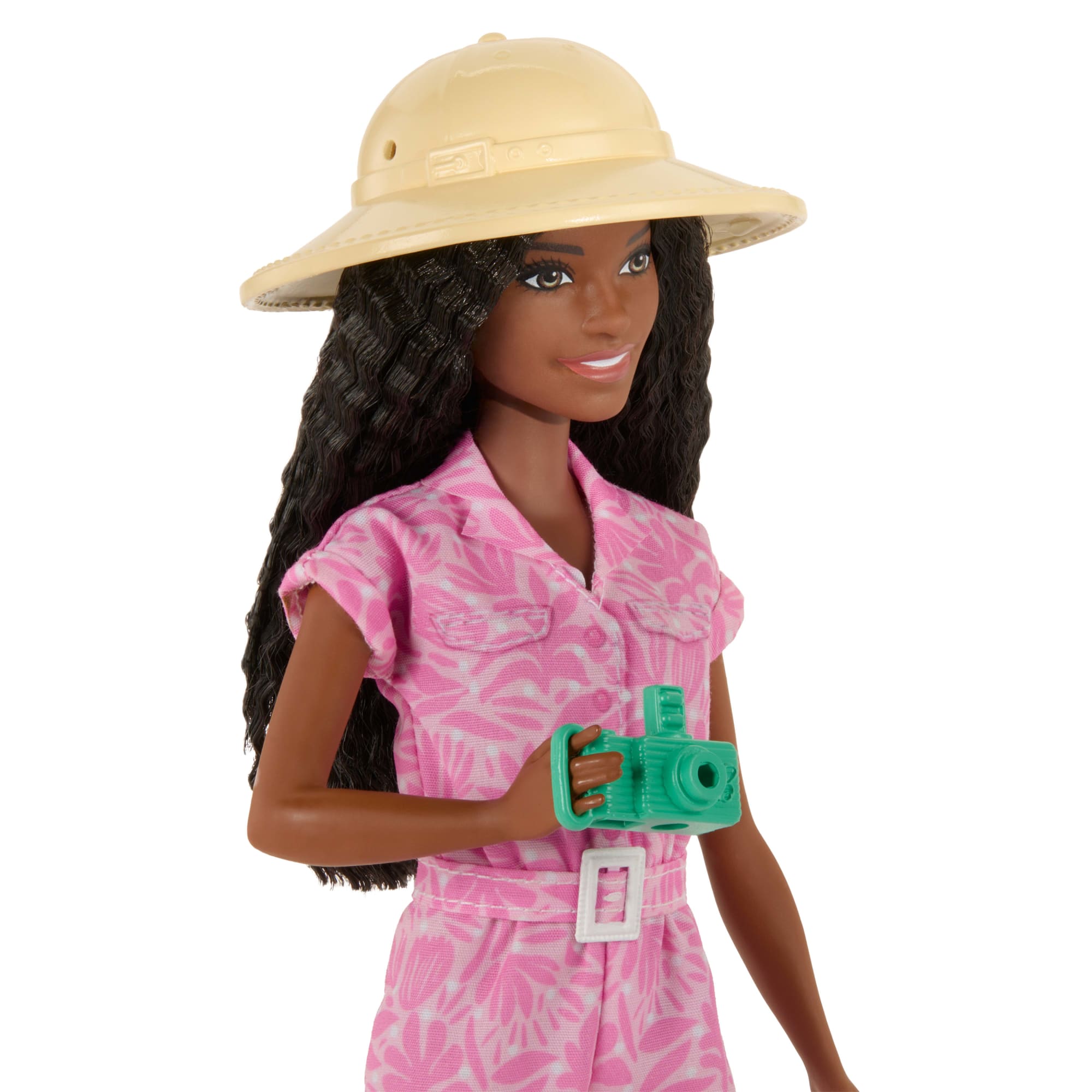 Barbie Pink Passport Kenya Adventure Dolls & Playset With Toy Helicopter & 9 Accessories - Image 4