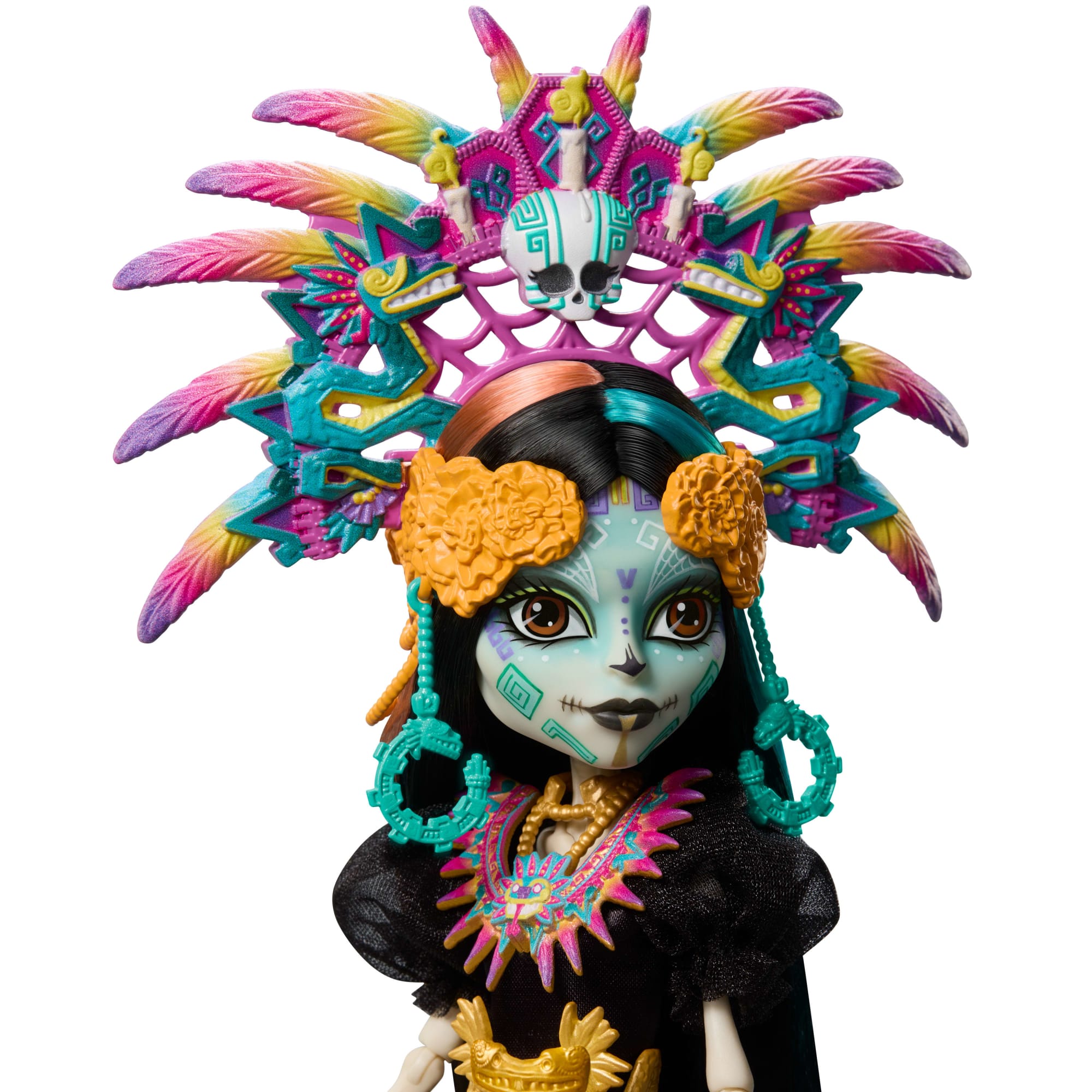 Monster High Skelita Calaveras Collectible Doll. Día De Muertos 2025. Aztec-inspired Gown - Image 3