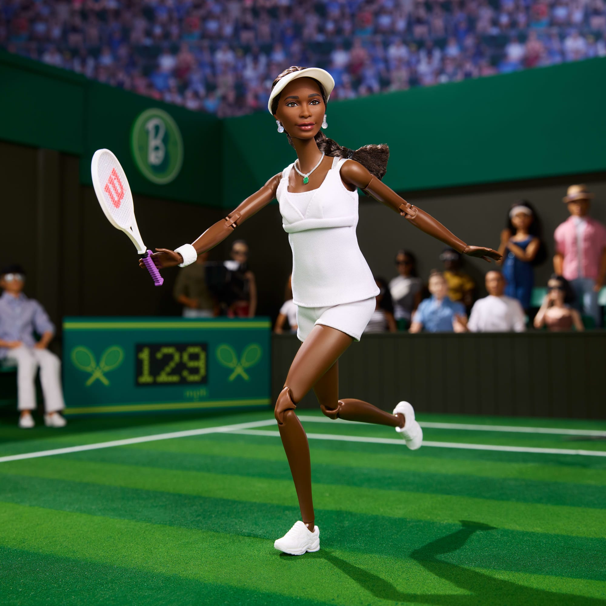 Barbie Inspiring Women Series. Venus Williams Fashion Doll With Signature Tennis Uniform - Image 2