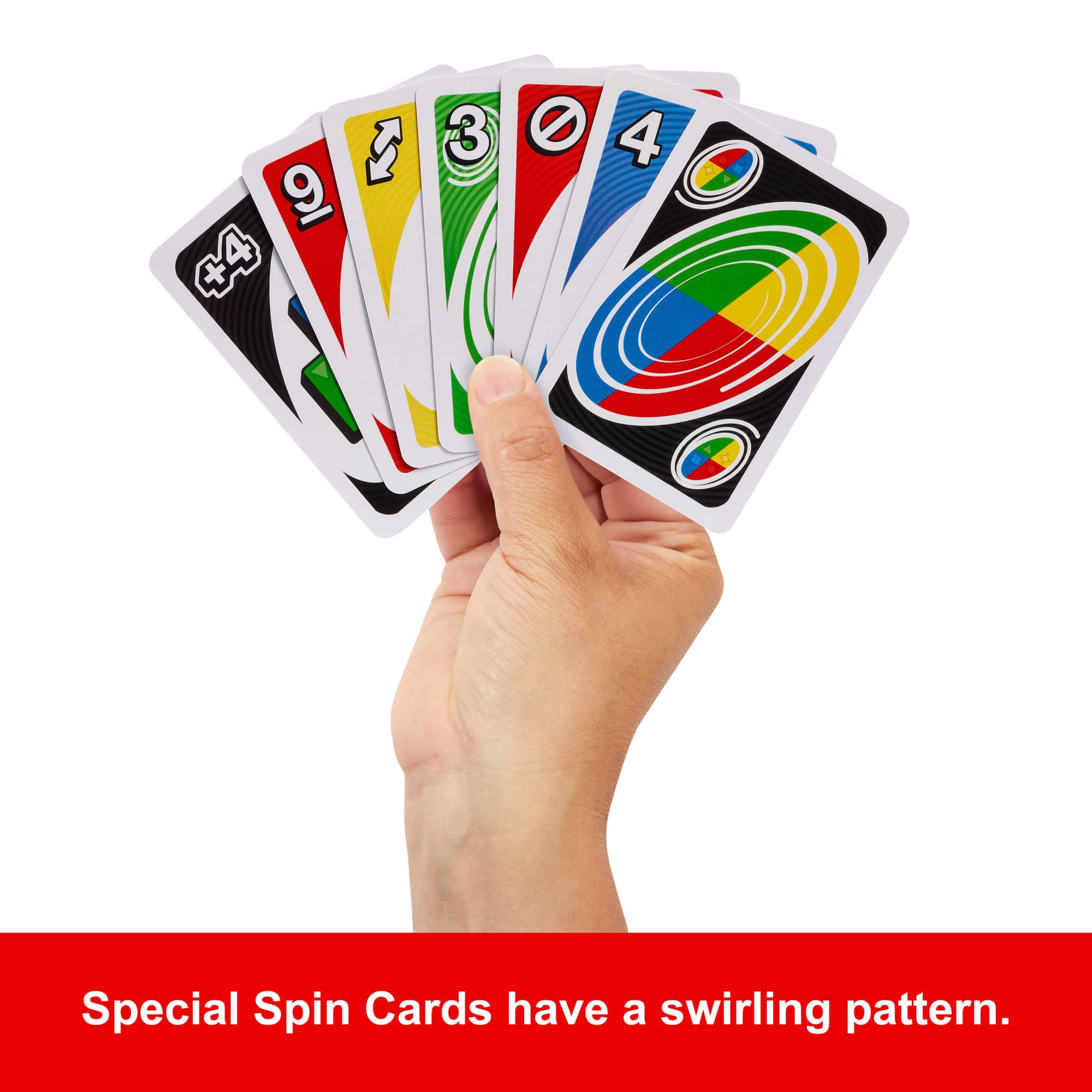 UNO Spin Card Game For Kid. Adult & Family Nights. Classic Play With Spinner - Image 4