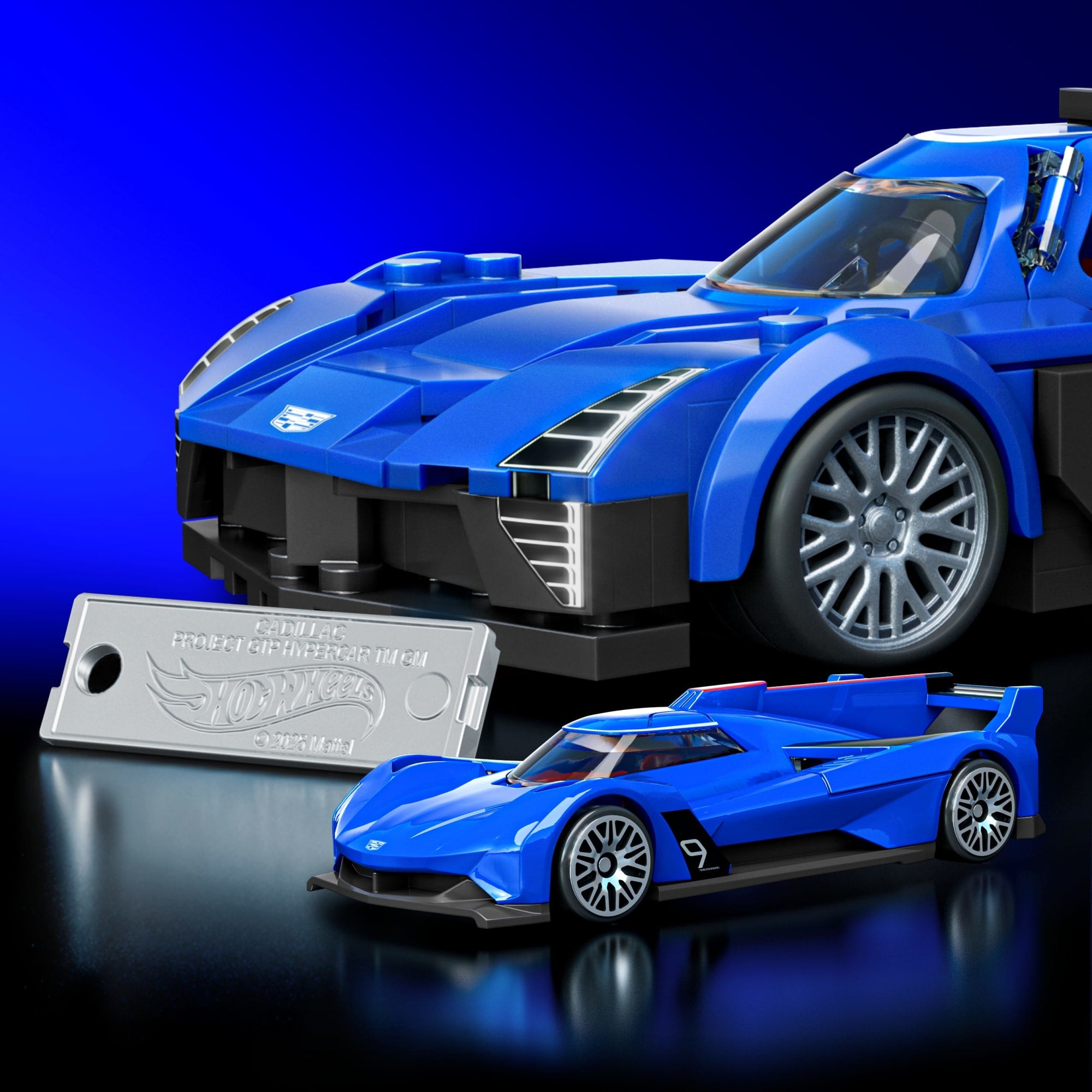 Mattel Brick Shop Hot Wheels Projet Gtp Hypercar de Cadillac. Kit de Construction de Jouets 236 Pièces de Collection - Image 5