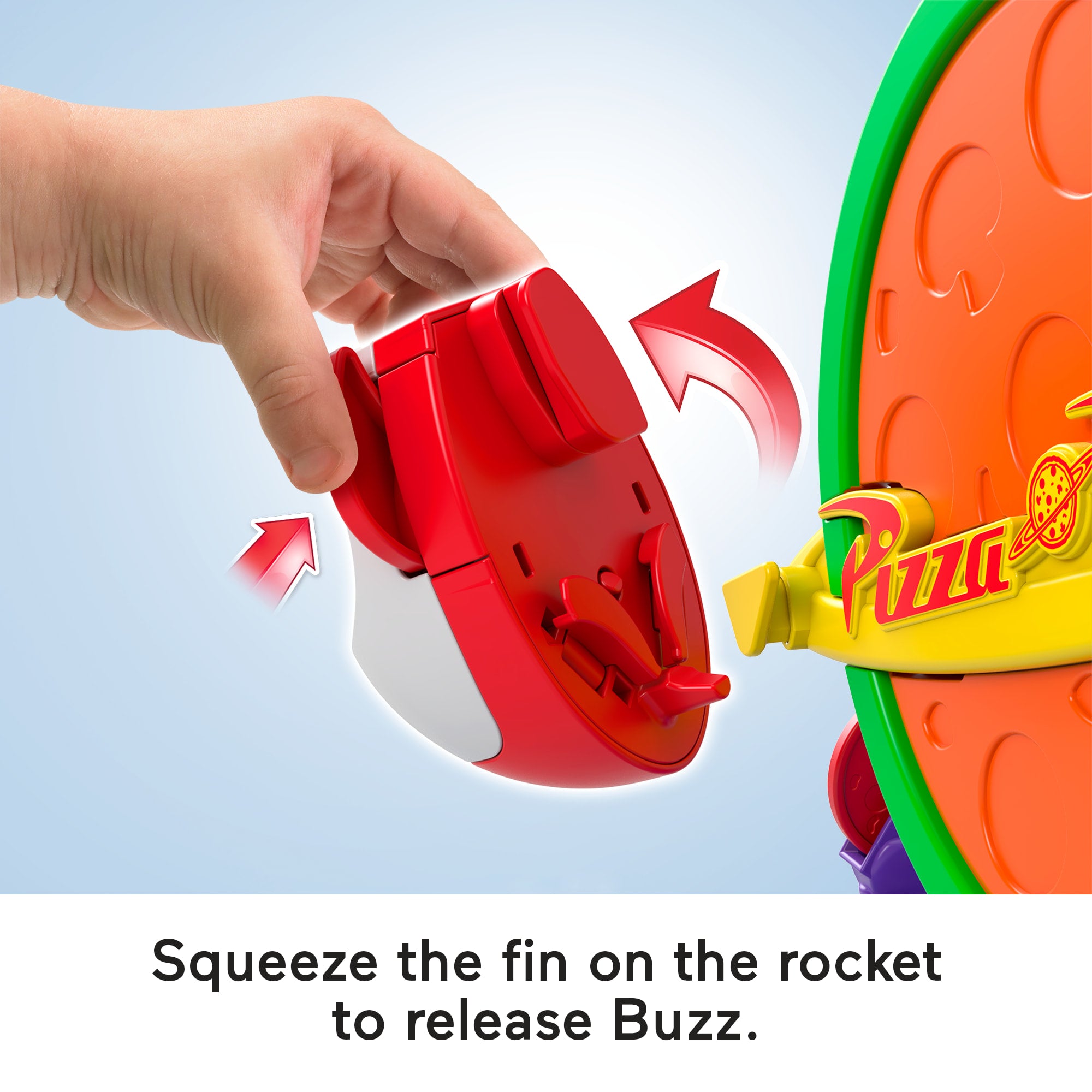 Imaginext Disney And Pixar Toy Story Pizza Planet Playset With Action Figure & Toy Rocket - Image 4