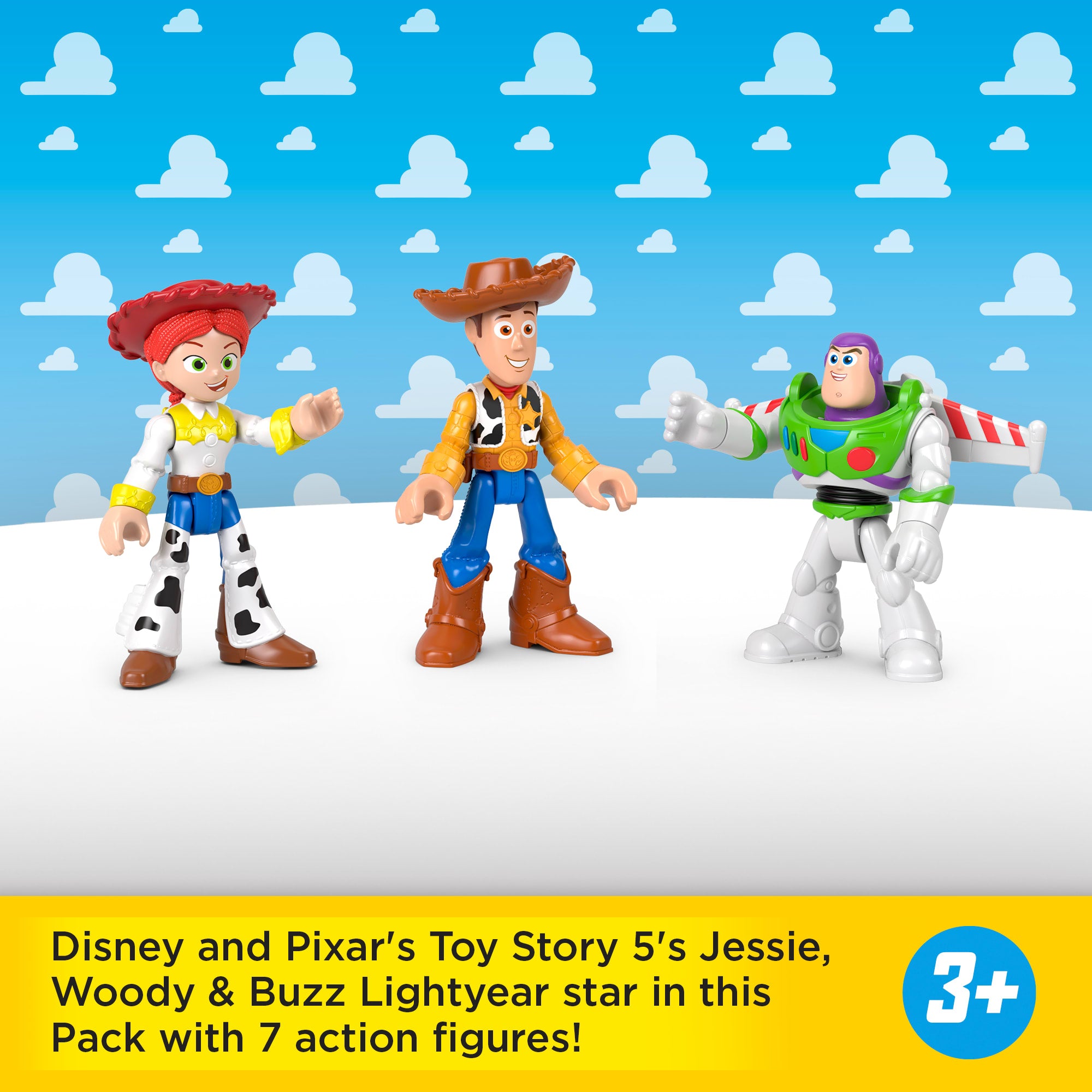 Imaginext Figures Inspired By Disney And Pixar Toy Story Movies. 3-Inch (Characters May Vary) - Image 2