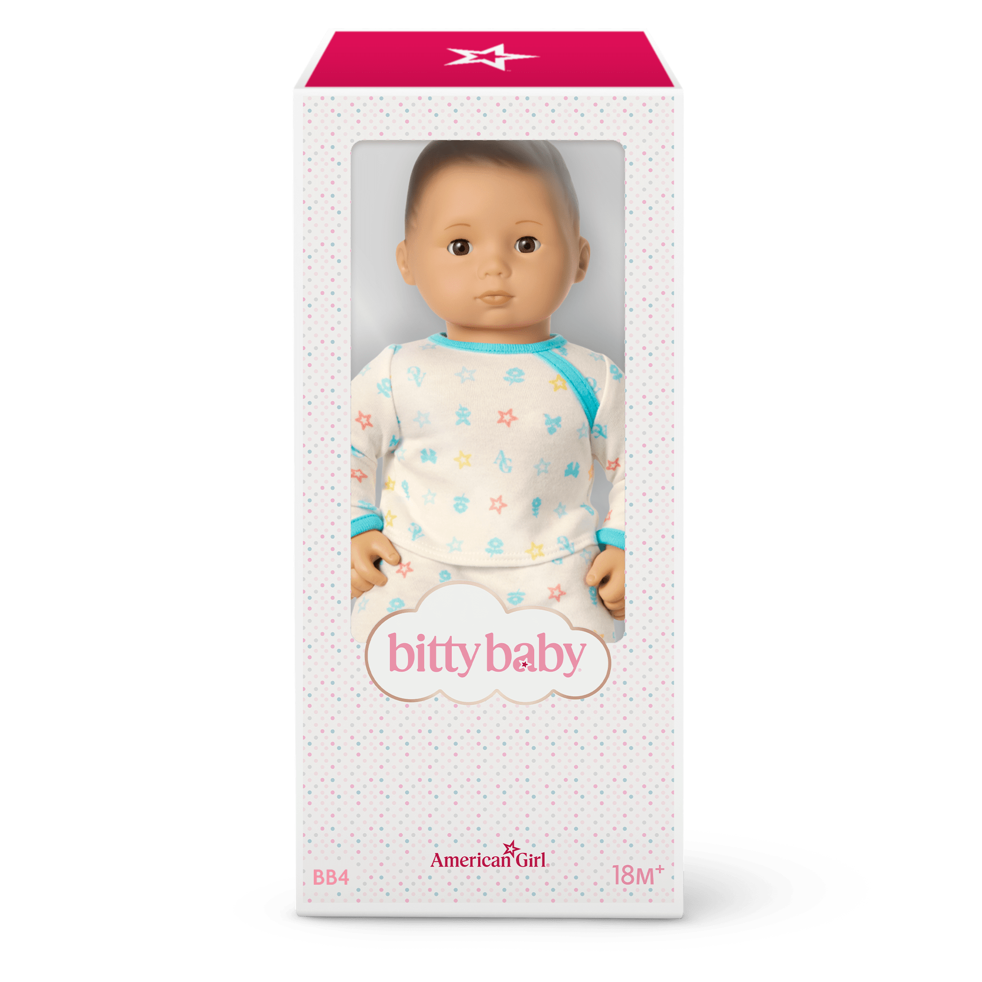 Bitty Baby® Doll #4 with black hair in Pastel Blue - Image 8