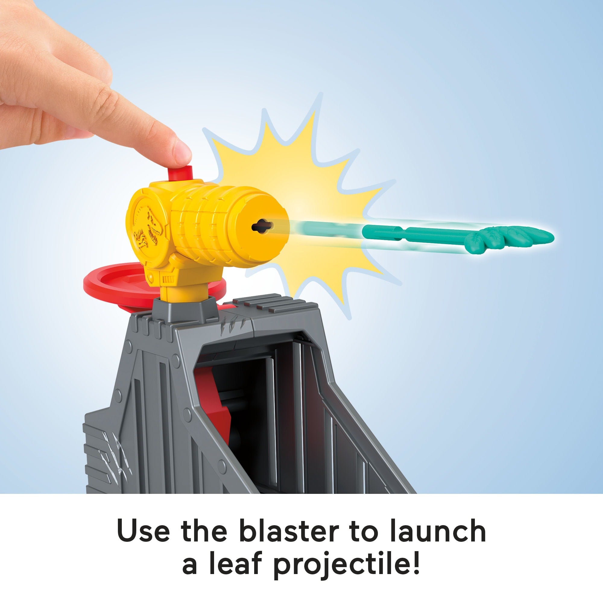 Imaginext Jurassic World Launcher Set With Chomping Toy Triceratops & 2 Accessories - Image 3