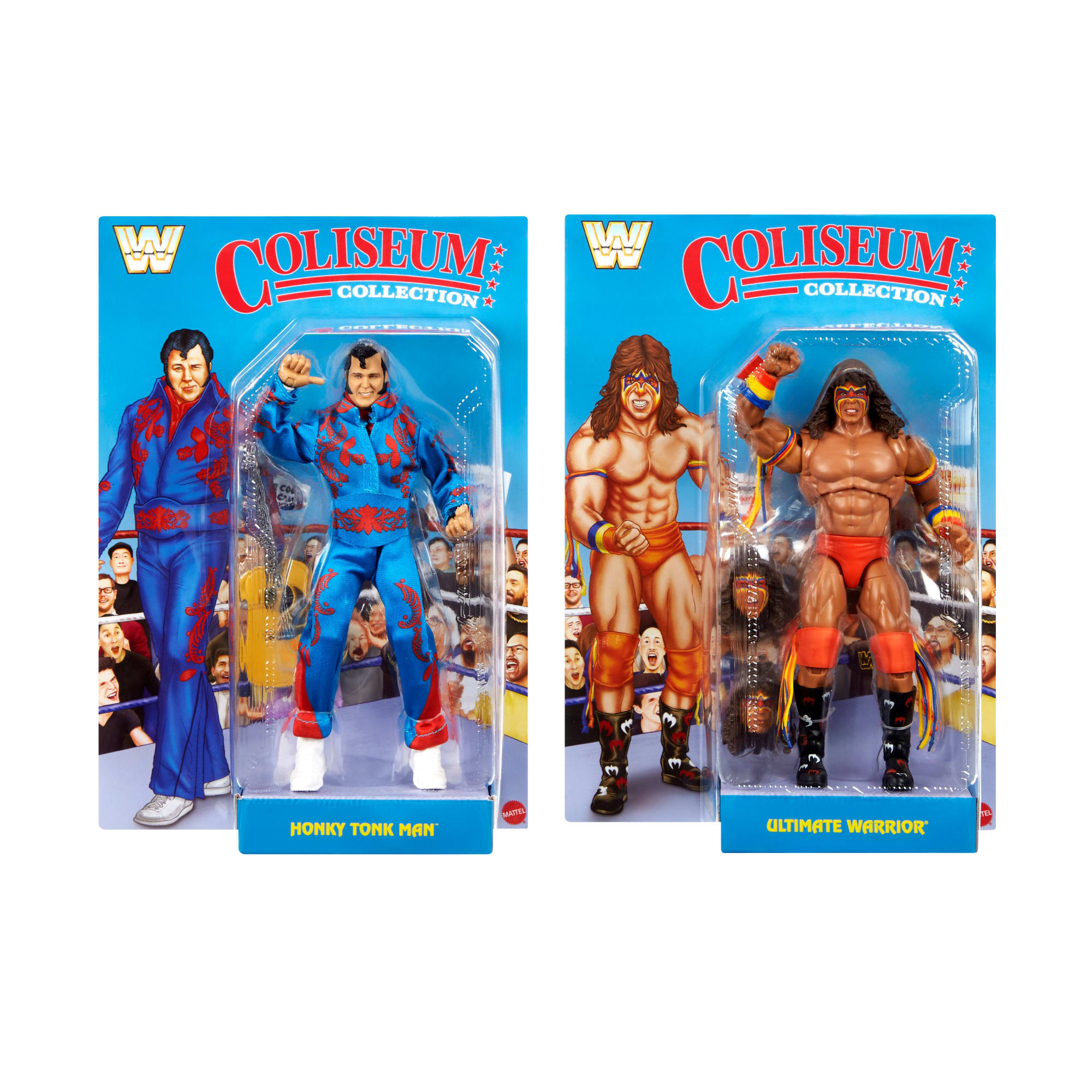 WWE Coliseum Collection Honky Tonk Man & Ultimate Warrior Ultimate Edition Figures - Image 7