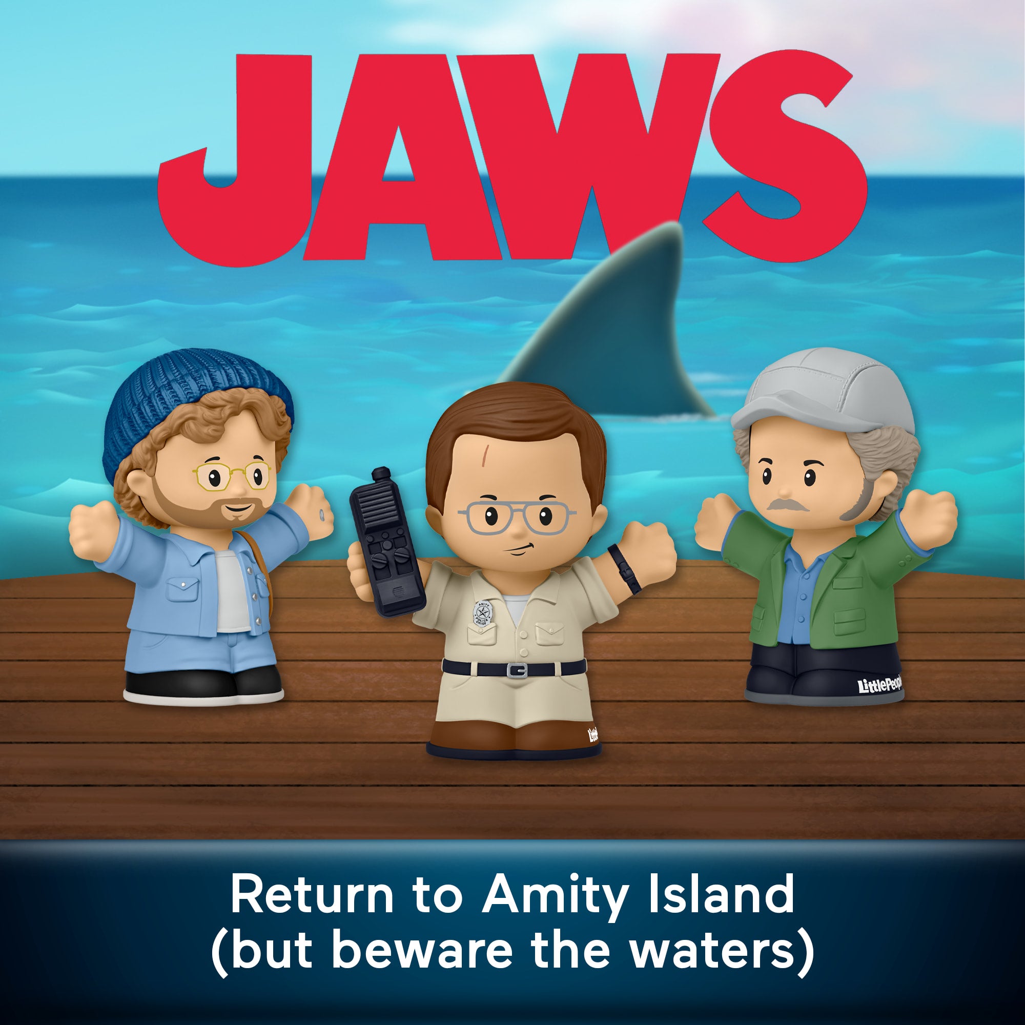 Little People Collector Jaws Movie Special Edition Set For Adults & Fans - Image 2