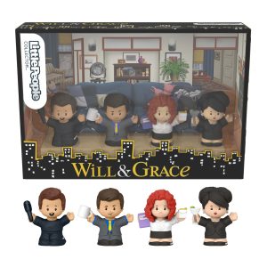 Little People Collector Will And Grace Tv Series Special Edition Set For Adults & Fans. 4 Figures