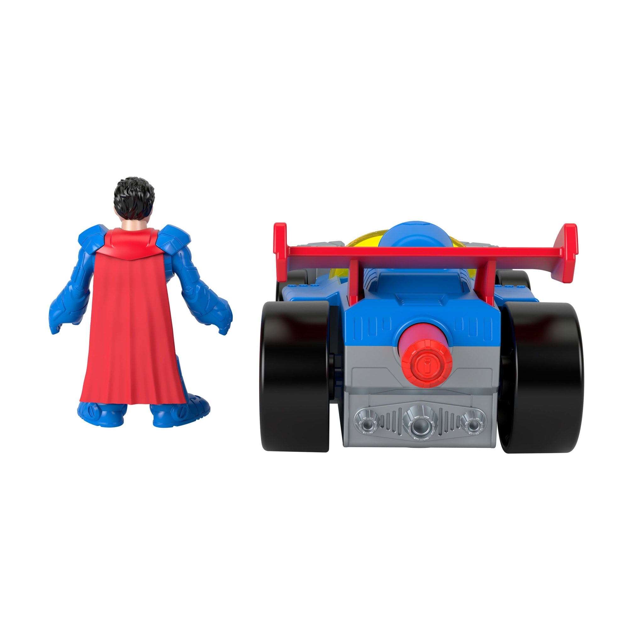 Fisher-Price Imaginext DC Super Friends Metal Force Supermobile Toy Car & Superman Action Figure Set - Image 4