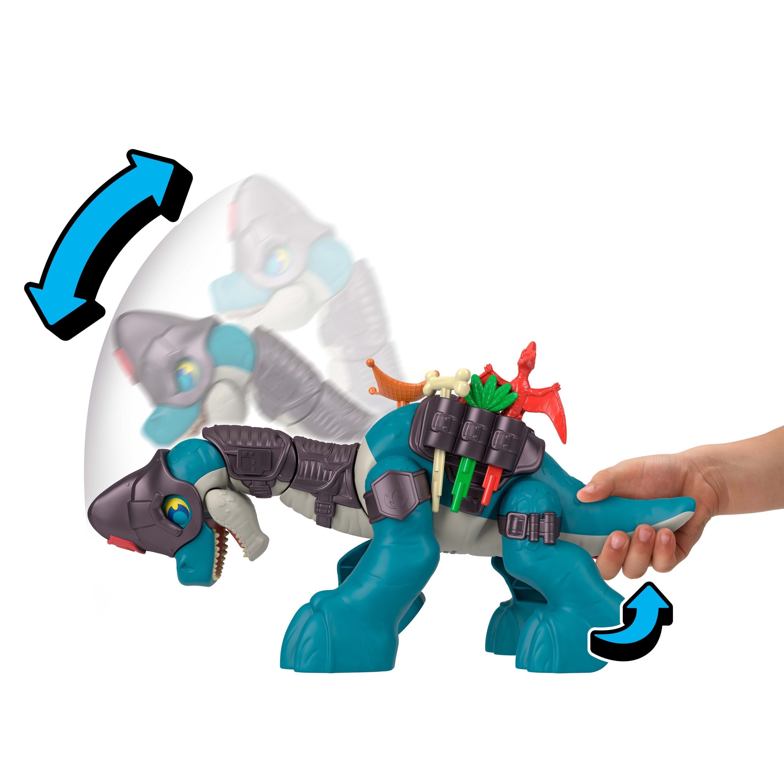 Imaginext Jurassic World Set With Search & Explore Brachiosaurus. 5 Accessories - Image 4