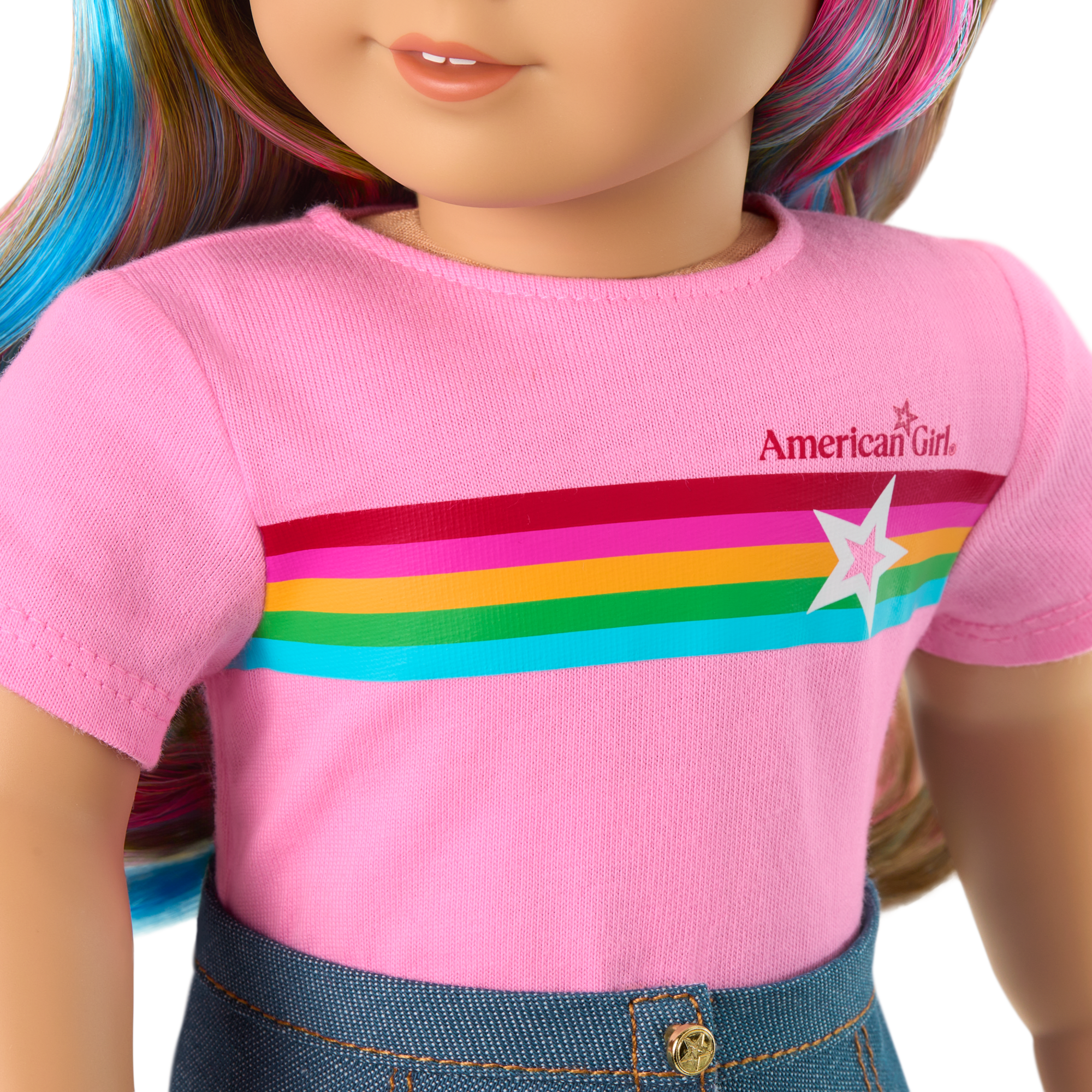 Truly Me™ 18-inch Doll #101 with wavy caramel hair - Image 12