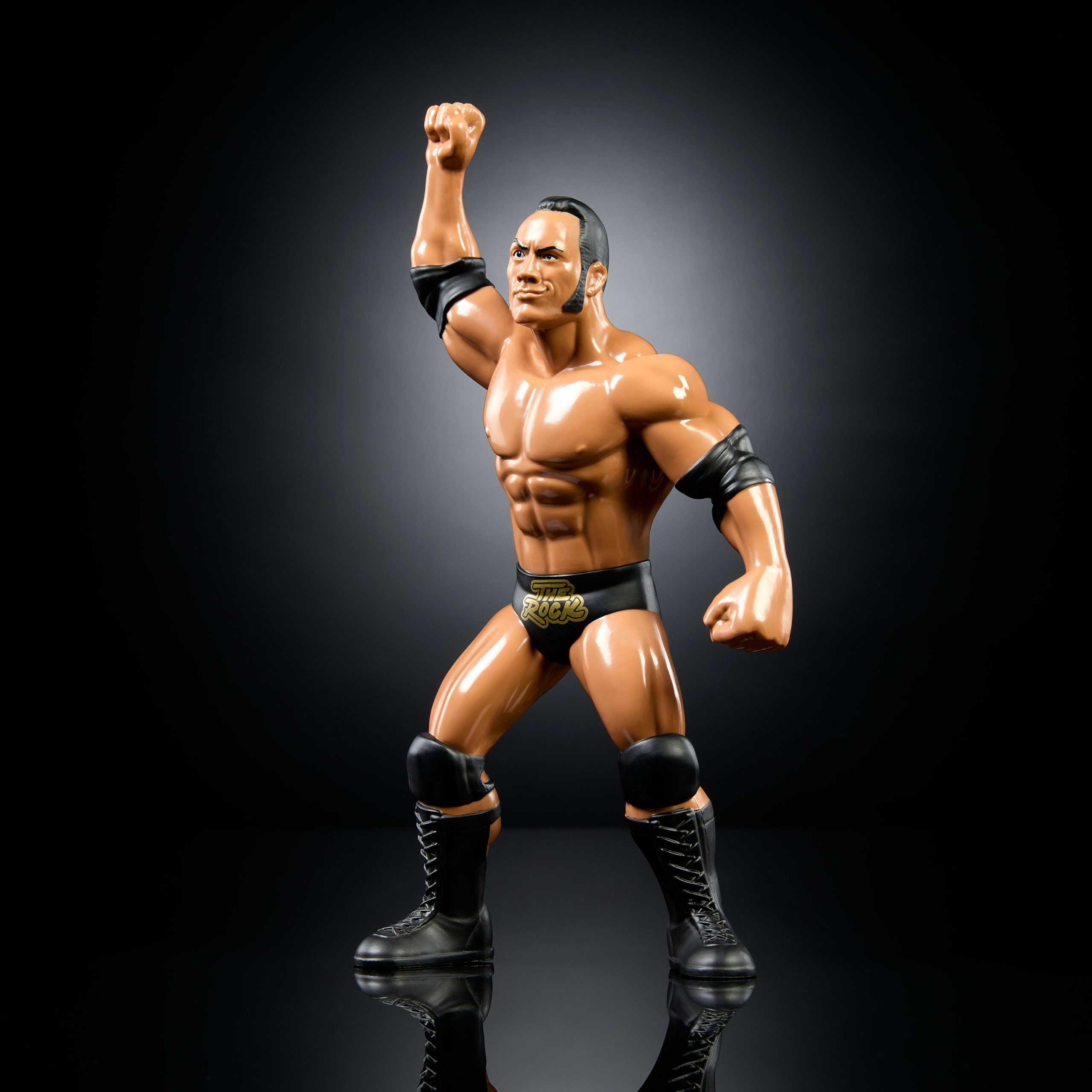 LJN WWE Superstars The Rock Action Figure - Image 5