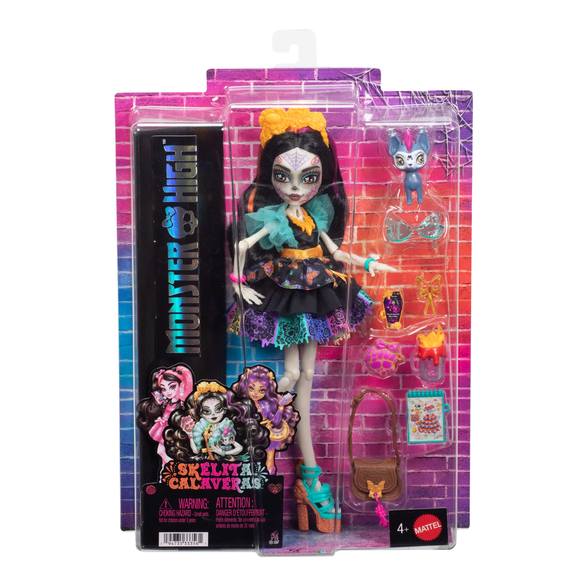 Monster High Muñeca Look Monstruoso Skelita - Image 6