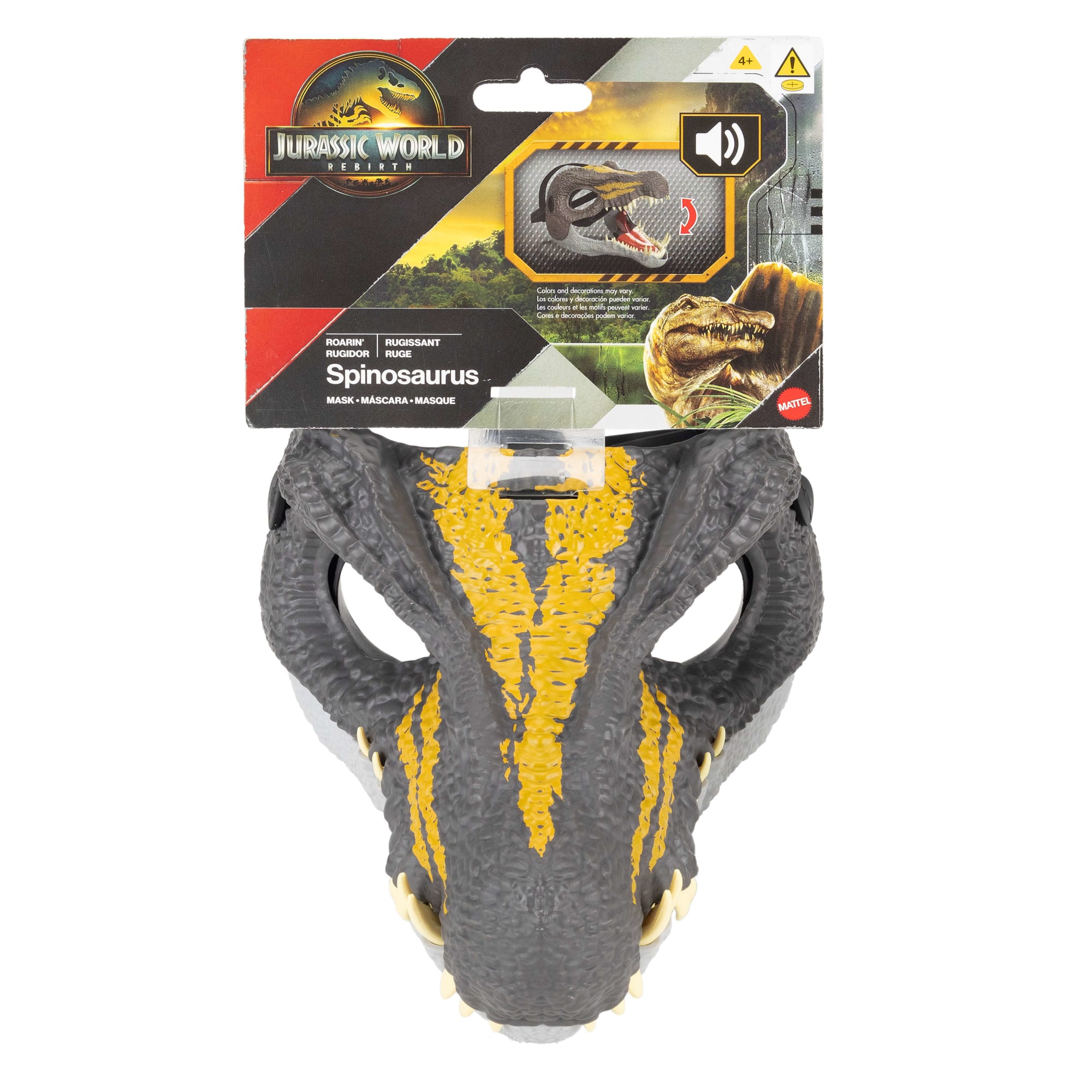Jurassic World Rebirth Spinosaurus Dinosaur Mask. Role-Play Head Wear. Movie-Inspired Costume Gear