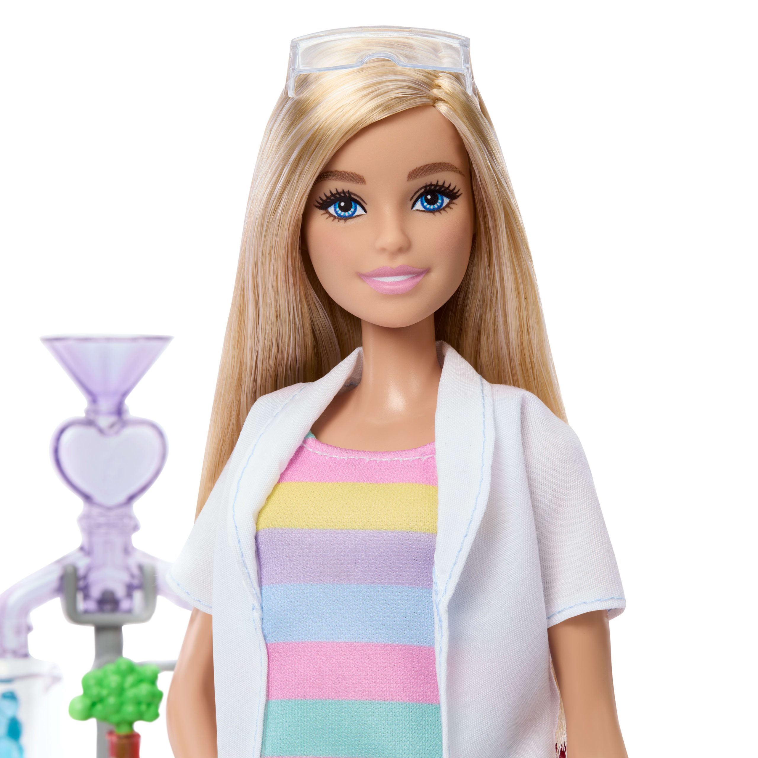 Barbie Careers Fashion Doll. Stem Science Lab Playset. Slime & Crystal Accessories. Themed Outfit - Image 4