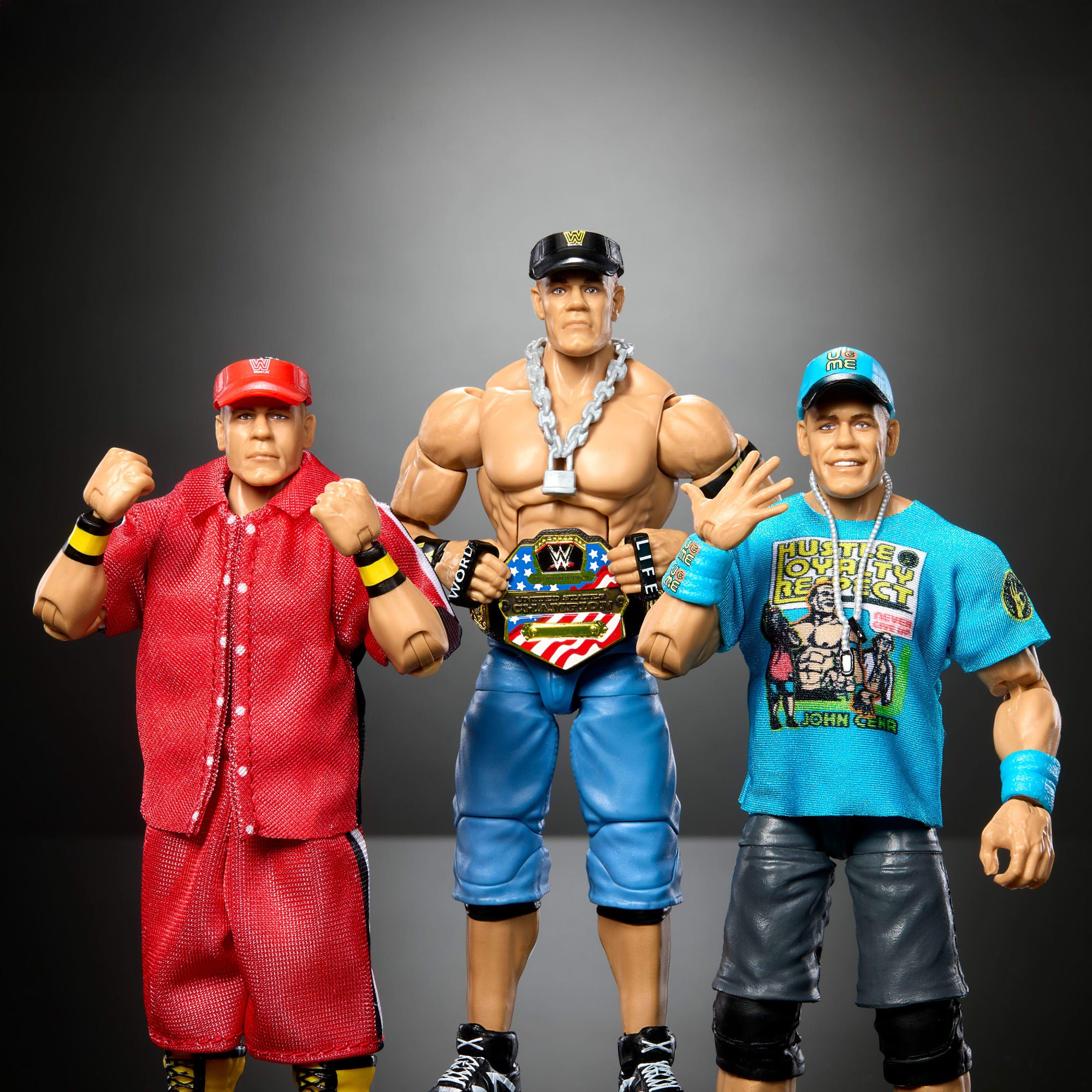WWE Elite Collection John Cena 3-Pack. Collectible Set Of 6-inch Action Figures With Articulation - Image 4