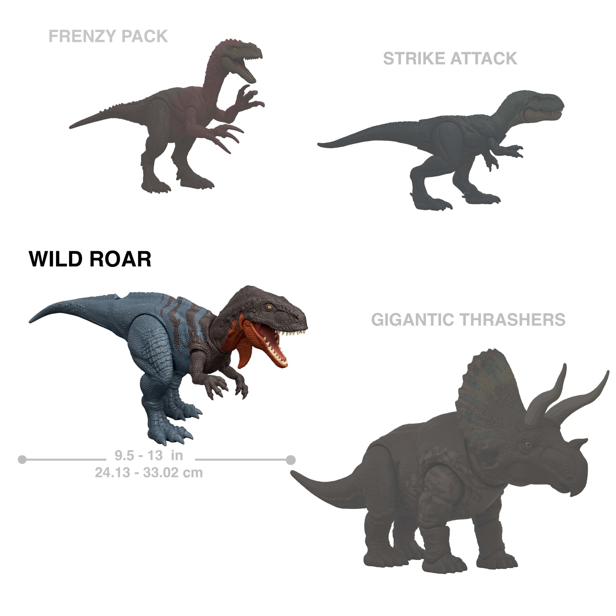Jurassic World Wild Roar Ceratosaurus Dinosaur Action Figure Toy. Attack. Light & Sound. Scan Code - Image 5