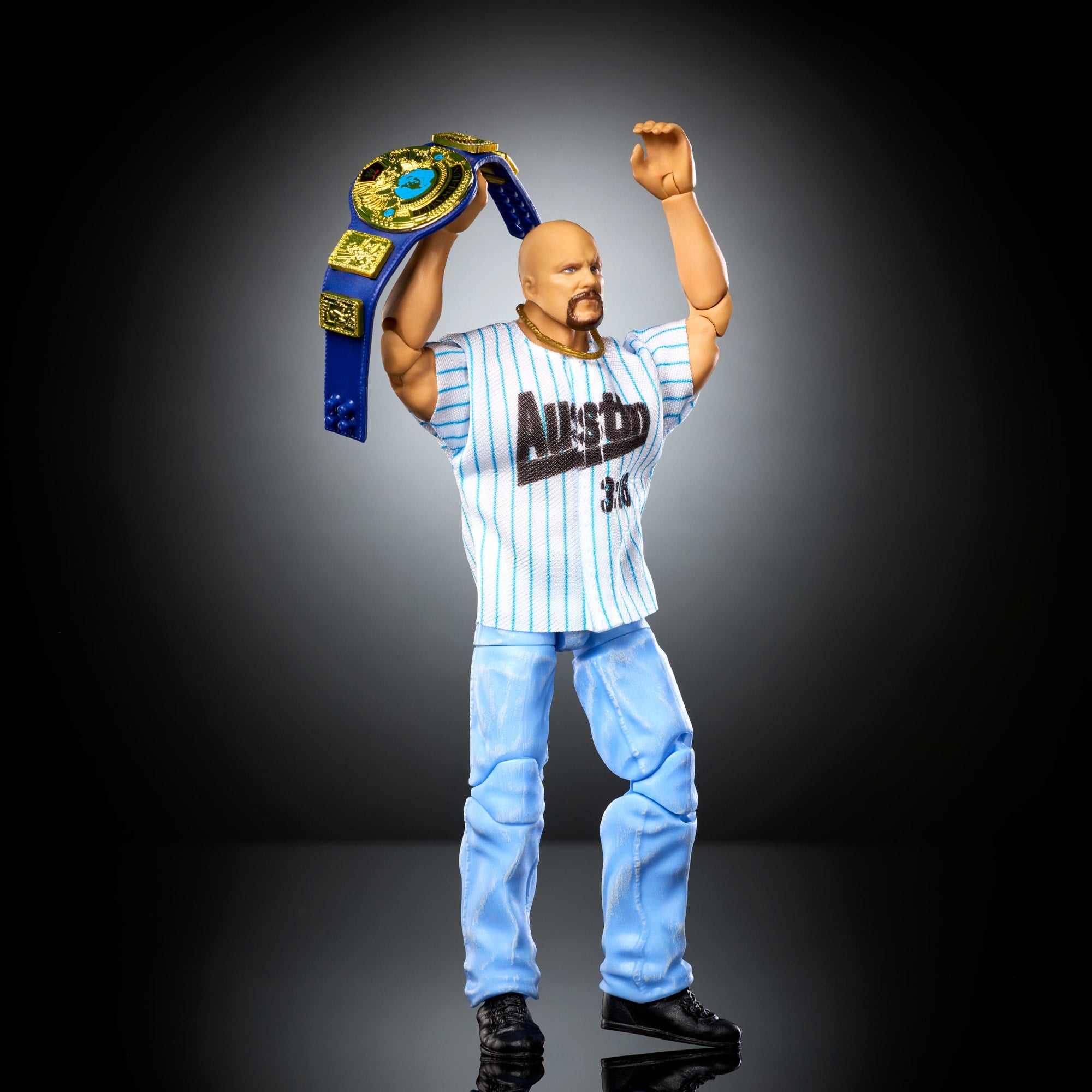 WWE Legends Elite Collection 'Stone Cold' Steve Austin Action Figure - Image 2