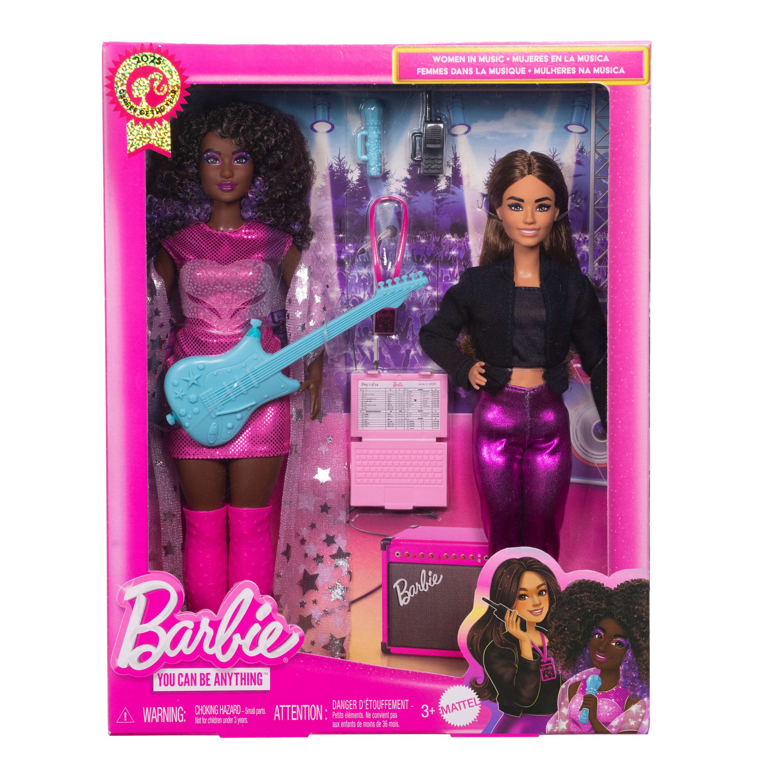 Barbie Careers Set Of 2 & Accessories With Music Star & Tour Manager - Image 6
