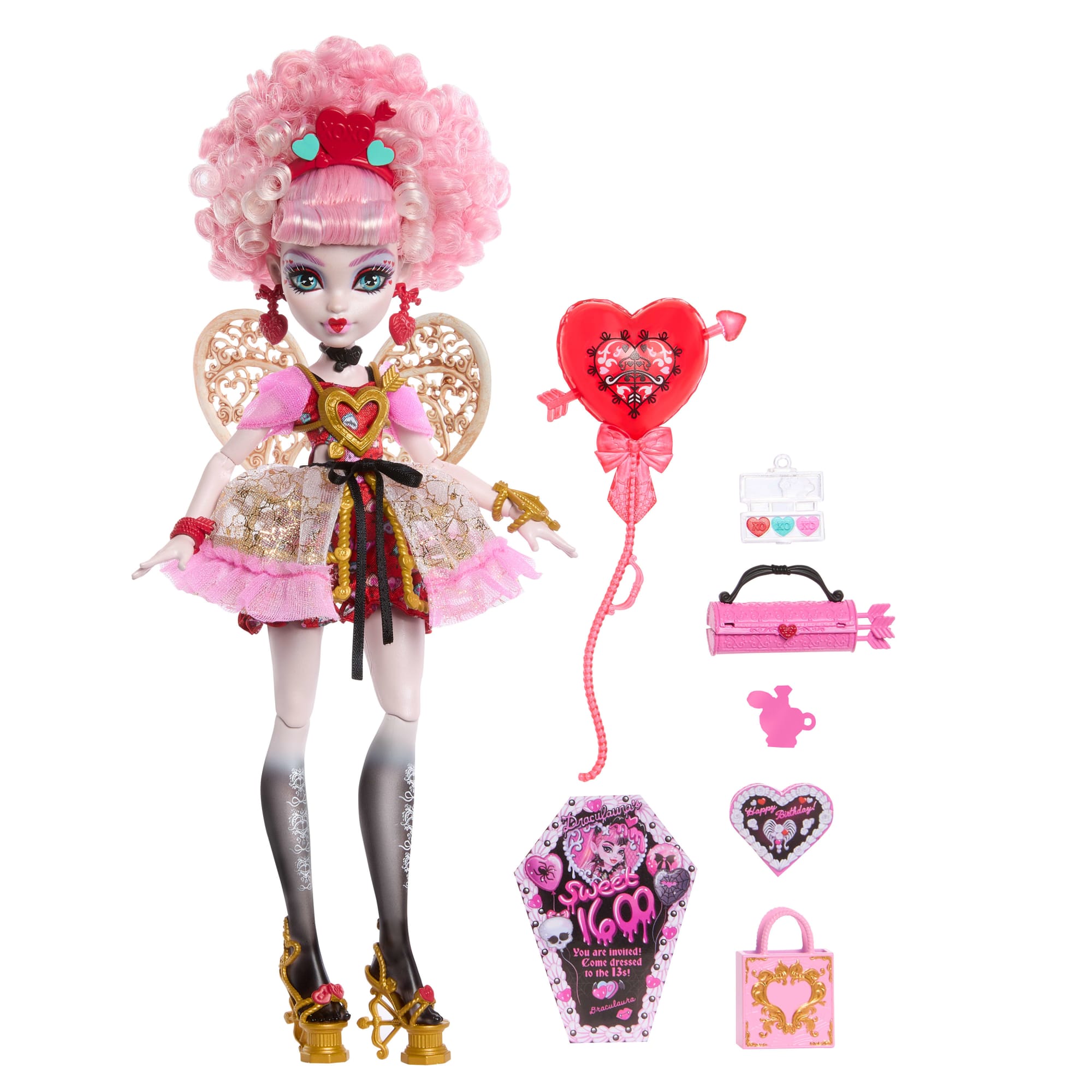Monster High Muñeca Cumpleaños Draculaura 1600 Sorpresa - Image 4