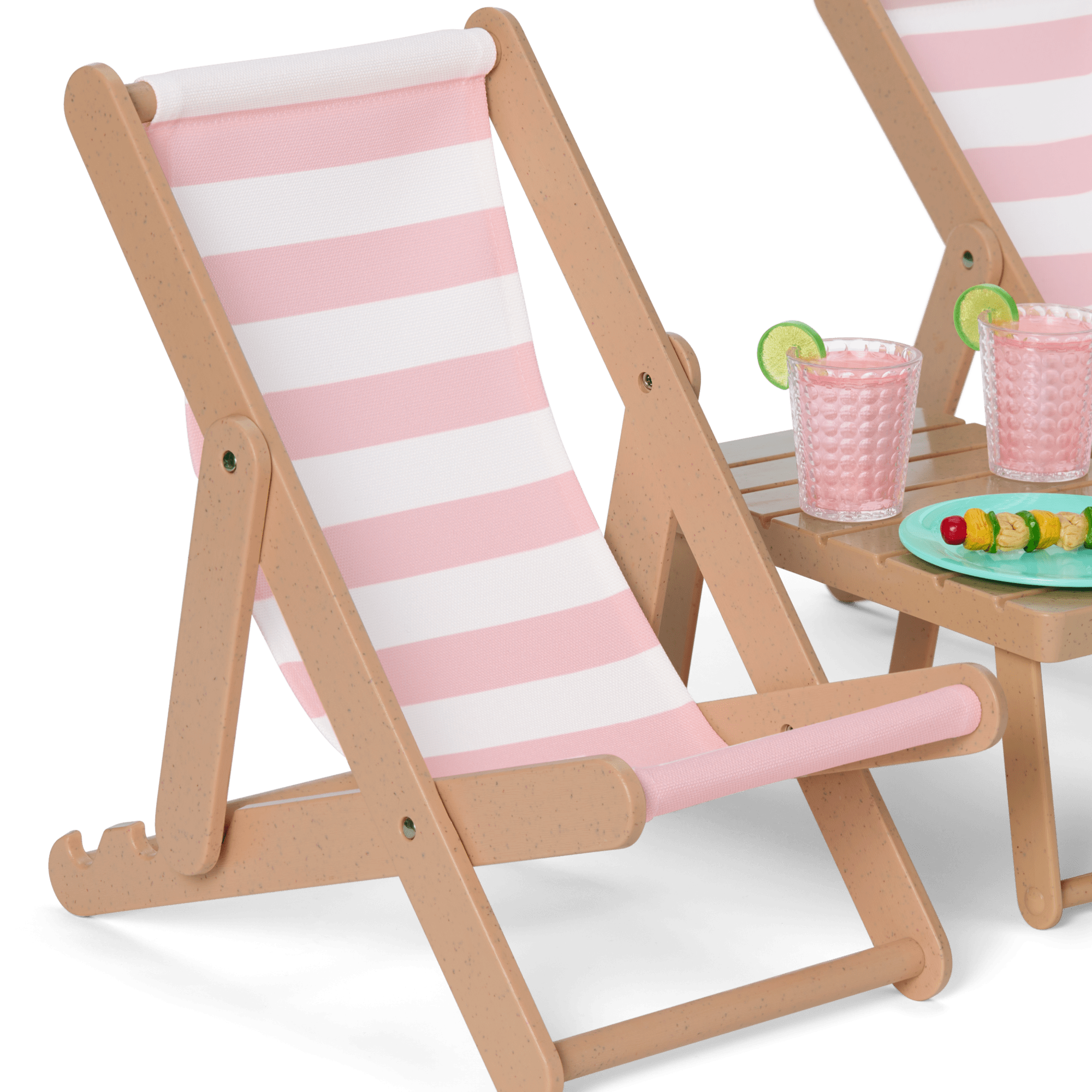 Raquel's™ Beach Chairs & Barbecue Set for 18-inch Dolls (Girl of the Year™ 2026) - Image 4