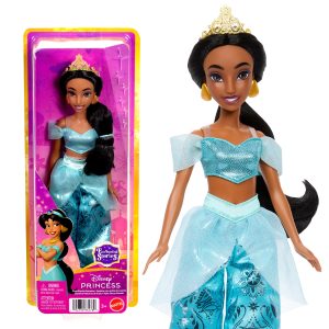 Disney Princess Enchanted Stories Jasmine Fashion Doll With Sparkling Outfit & Accessories. Posable