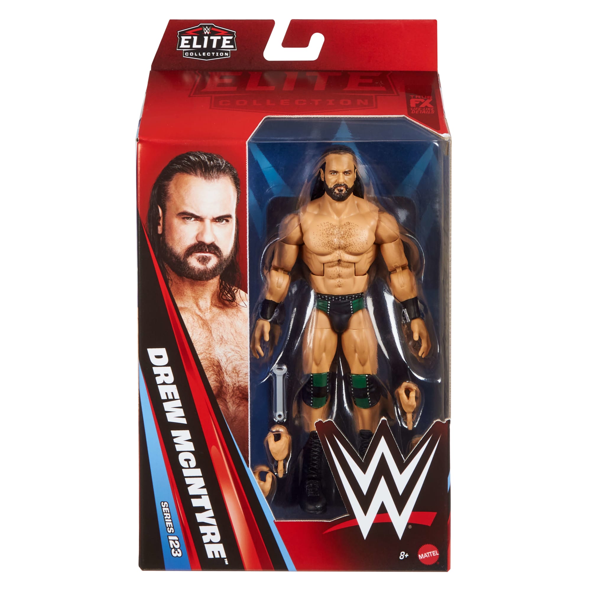 WWE Elite Drew Mcintyre Action Figure. Series #123 Set. 6-Inch Collectible With Accessories - Image 2